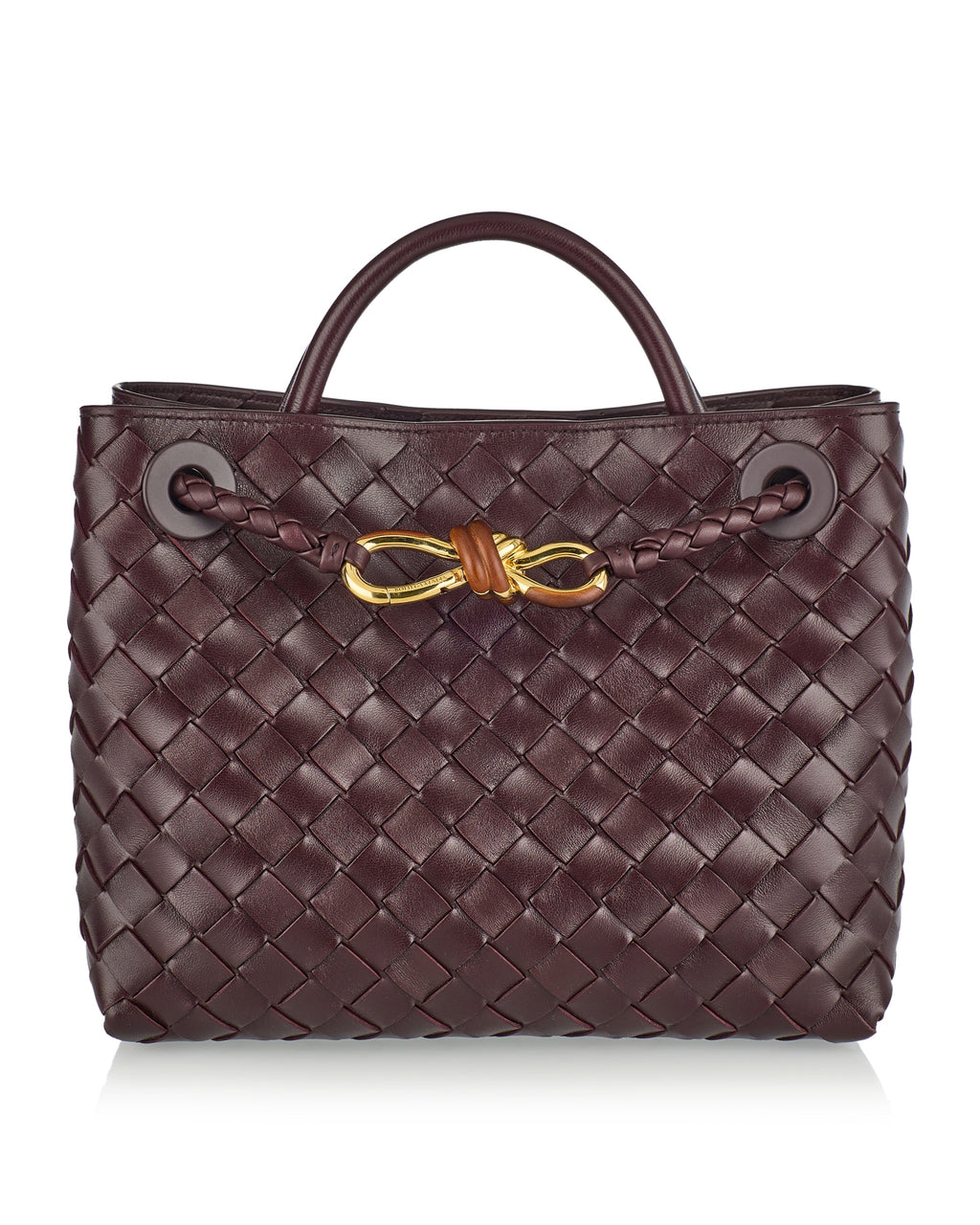 Αndiamo Small Leather Bag Bottega veneta оригінал – Купити в Україні – боковий вид