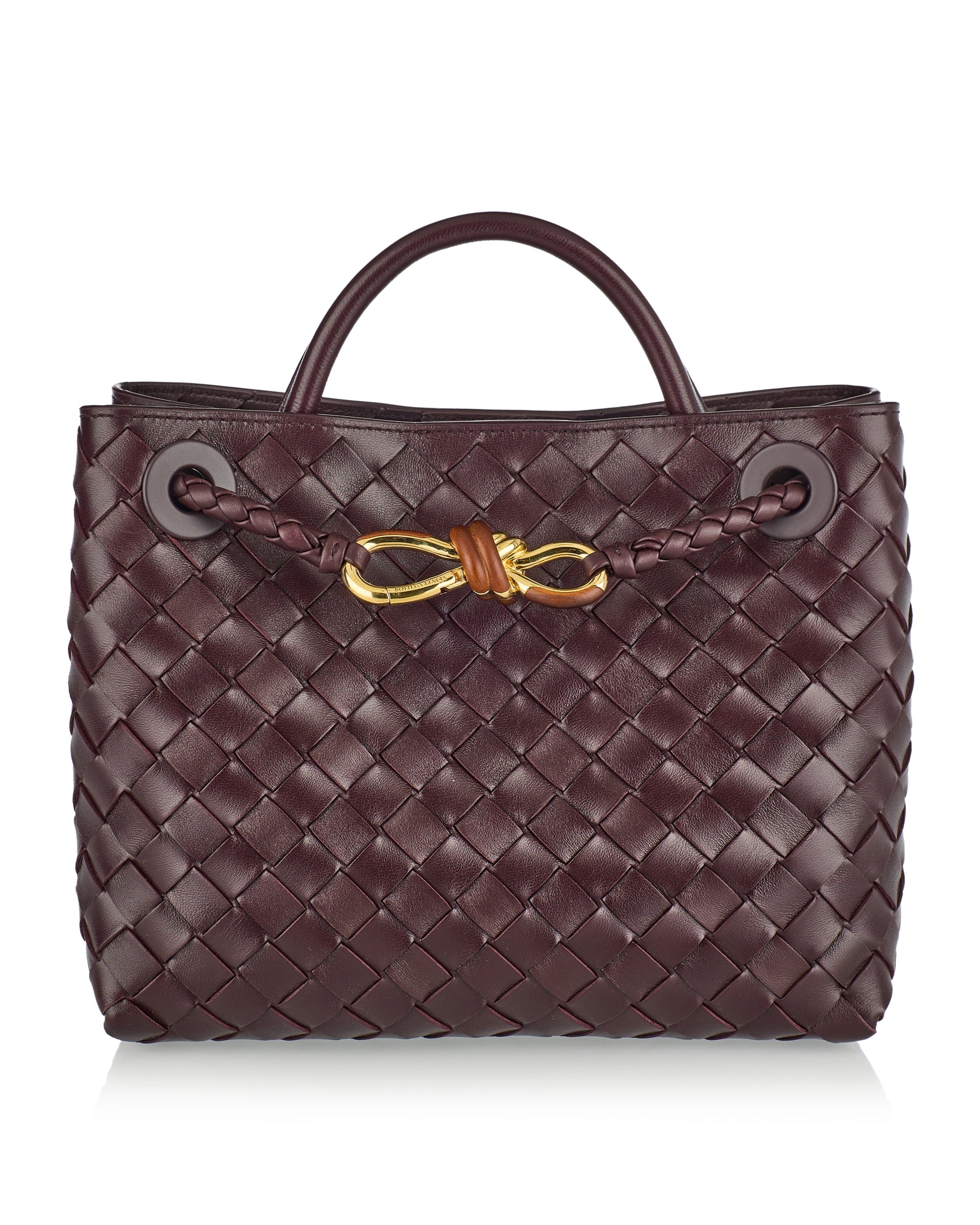 Αndiamo Small Leather Bag Bottega veneta оригінал – Купити в Україні – боковий вид