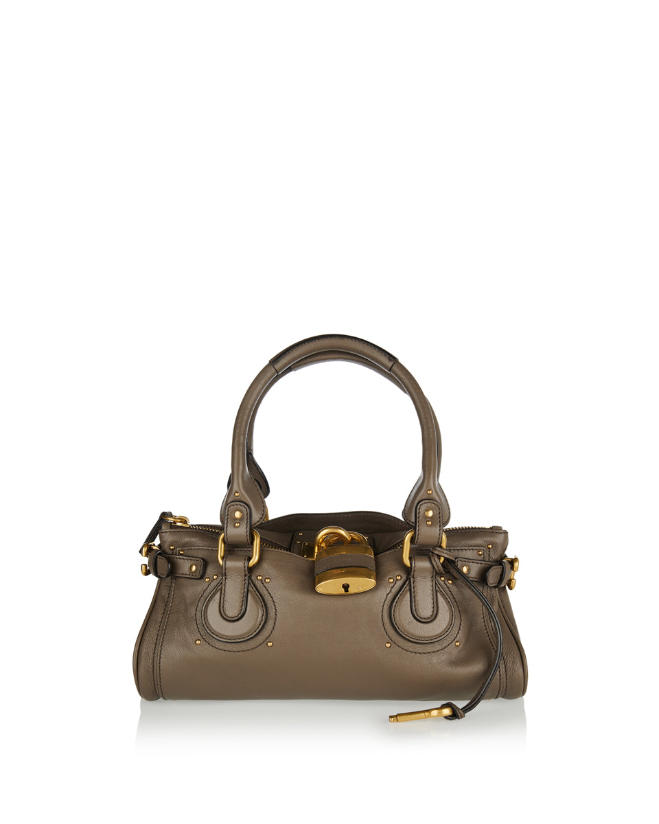 Paddington Grained Leather Shoulder Bag Chloe оригінал – Купити в Україні – боковий вид