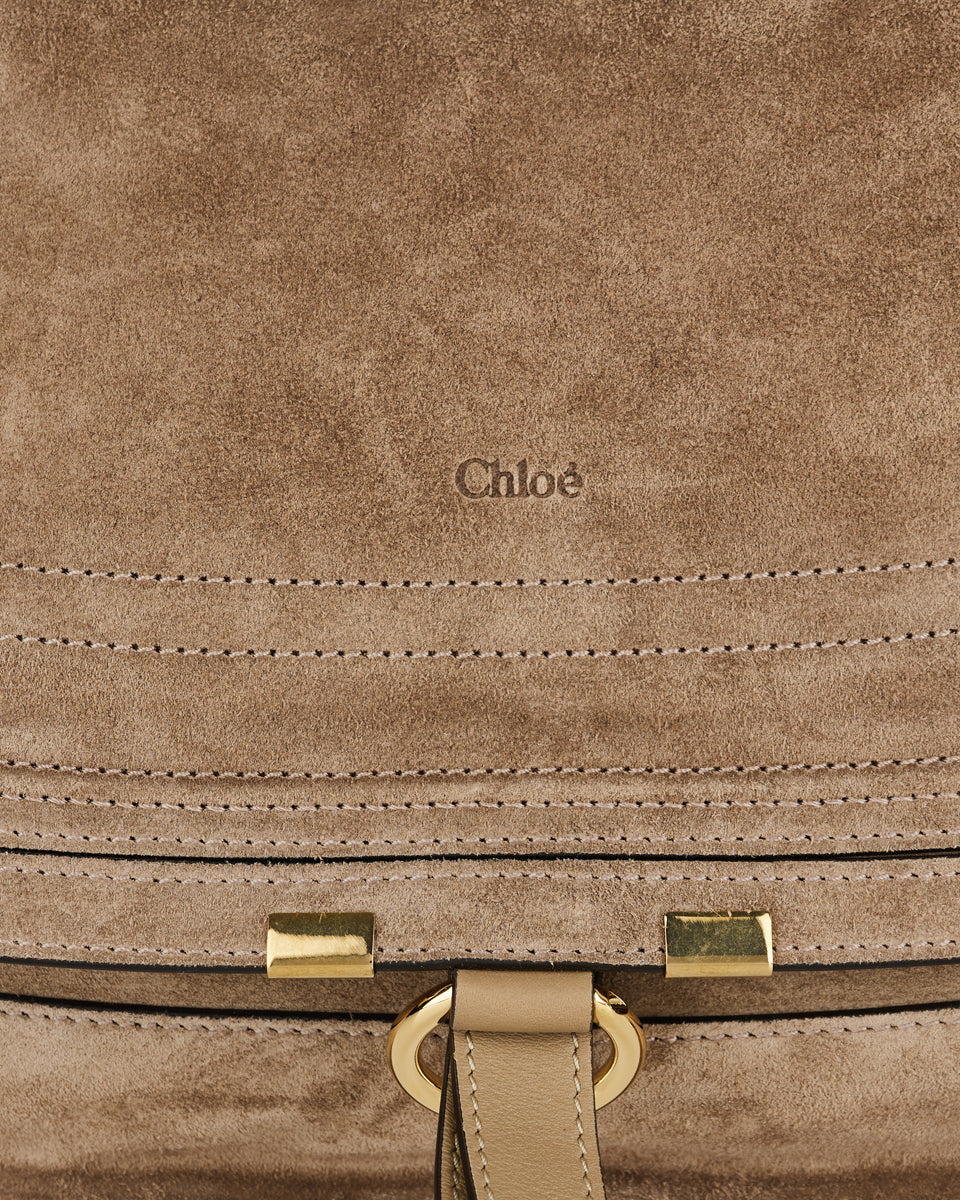 Small Marcie Suede Leather Shoulder Bag Chloe оригінал – Купити в Україні – збільшений вид