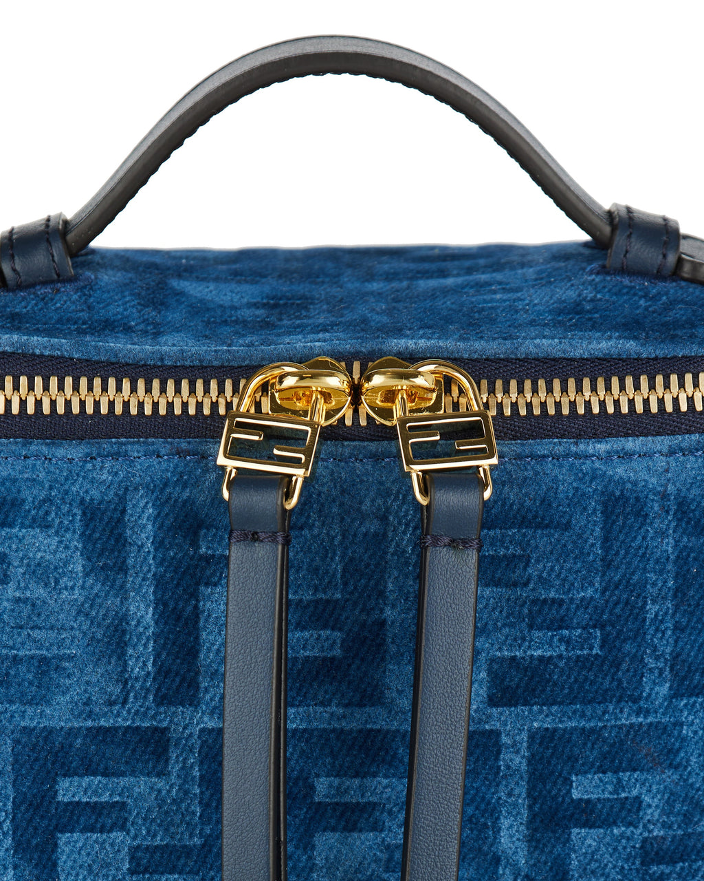 Ff Denim Flocked Mini Vanity Bag Fendi – Гарантія оригінальності – збільшений вид
