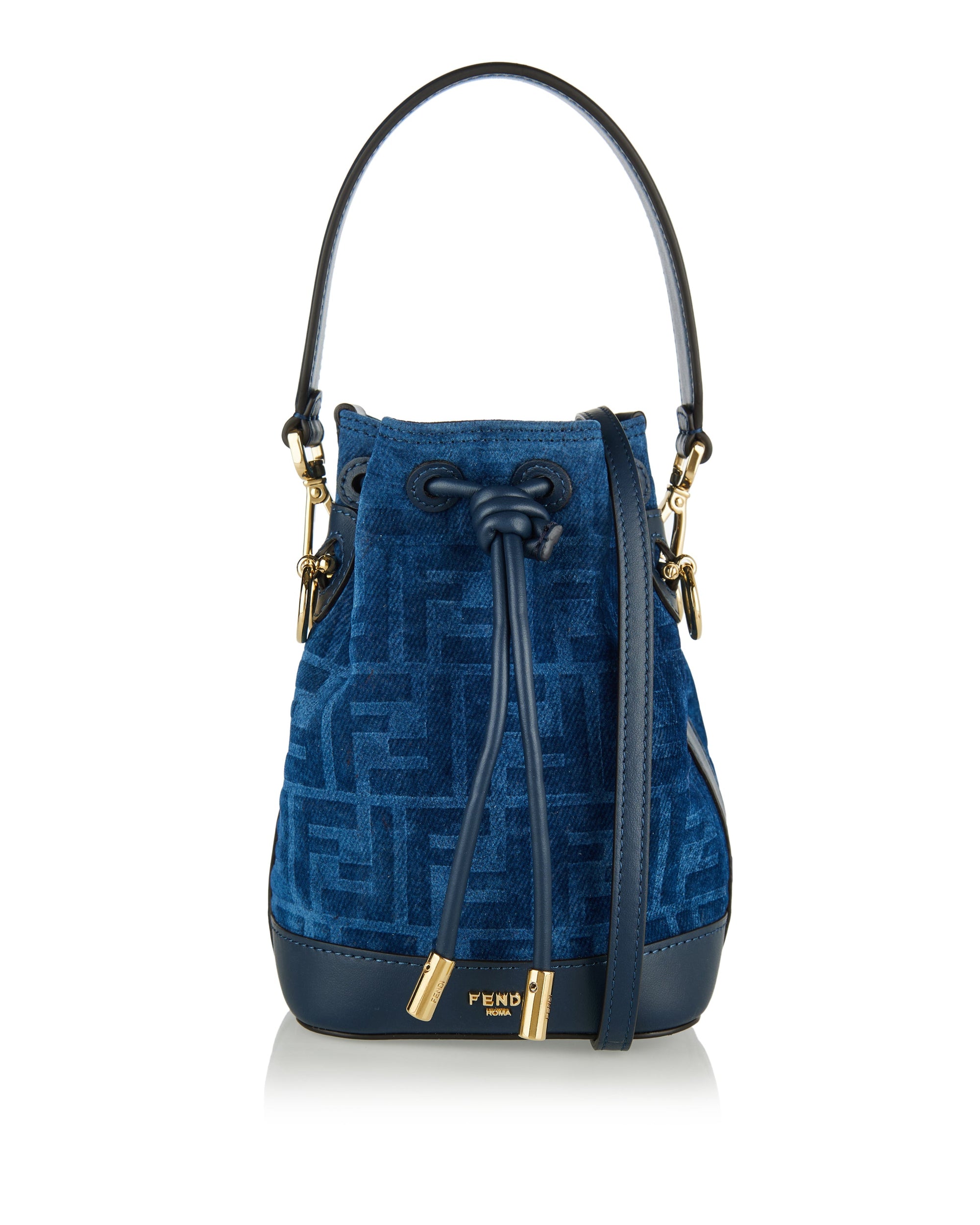 Mon Tresor Cotton Bucket Bag Fendi – Гарантія оригінальності – боковий вид