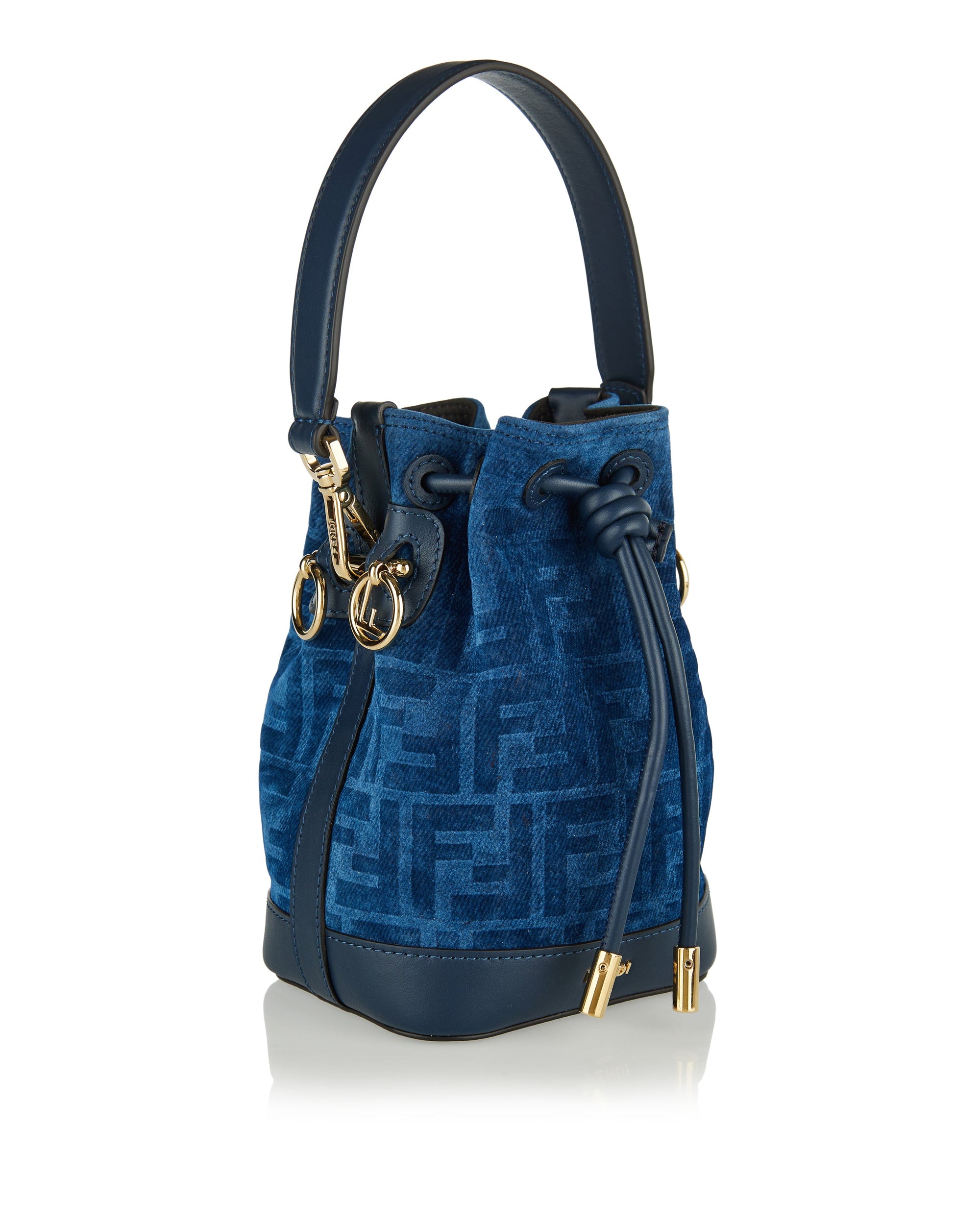 Mon Tresor Cotton Bucket Bag Fendi – Гарантія оригінальності – вид ззаду