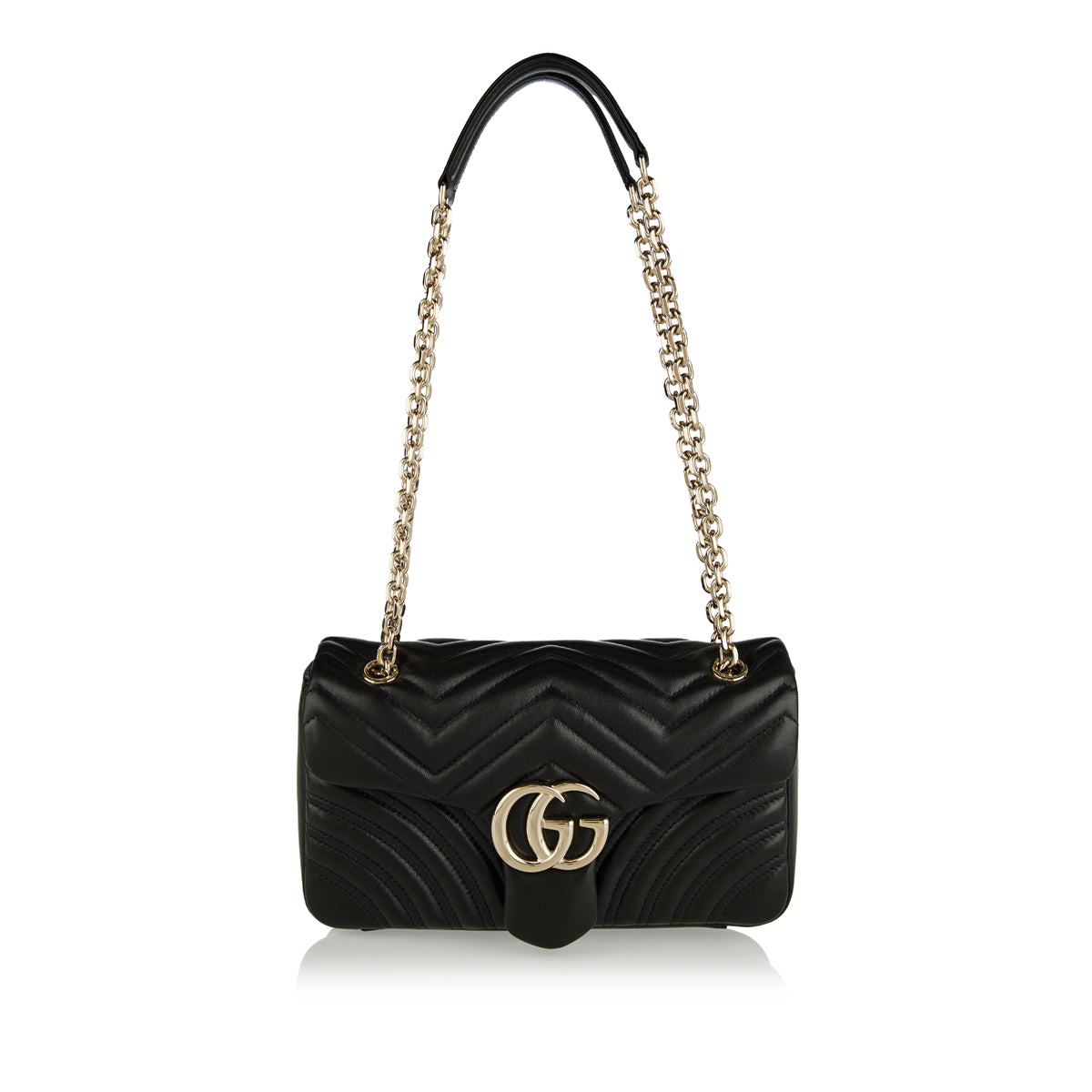 Оригінальна Gg Marmont Medium Shoulder Bag Gucci – боковий вид