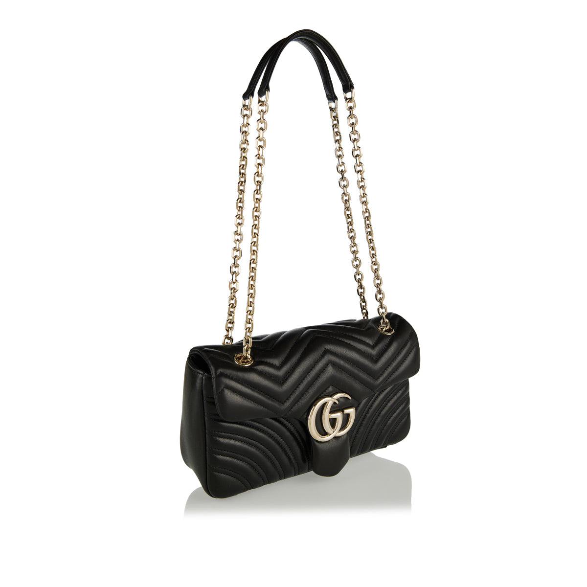 Оригінальна Gg Marmont Medium Shoulder Bag Gucci – вид ззаду