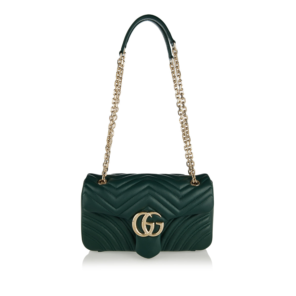 Оригінальна Gg Marmont Medium Shoulder Bag Gucci – боковий вид