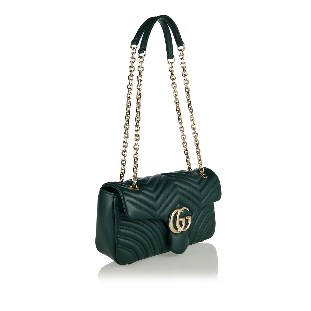 Оригінальна Gg Marmont Medium Shoulder Bag Gucci – вид ззаду