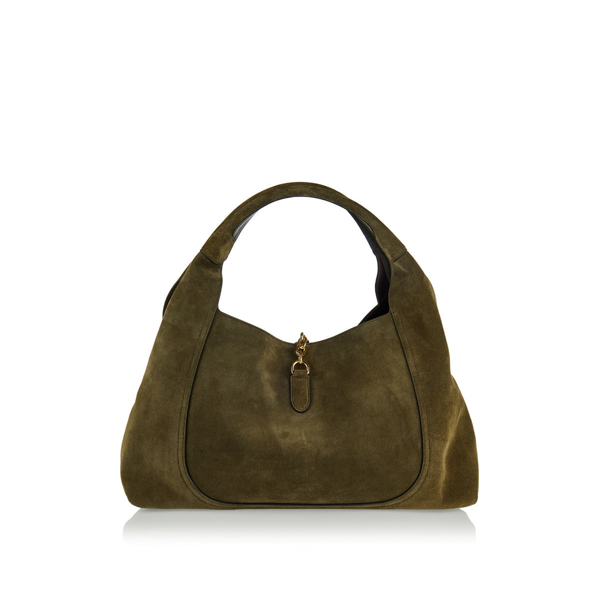 Softbit Maxi Suede Shoulder Bag Gucci оригінал – Купити в Україні – детальний вид