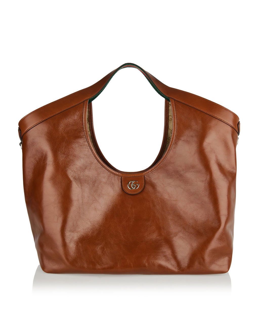 Giglio Large Leather Tote Bag Gucci оригінал – Купити в Україні – боковий вид