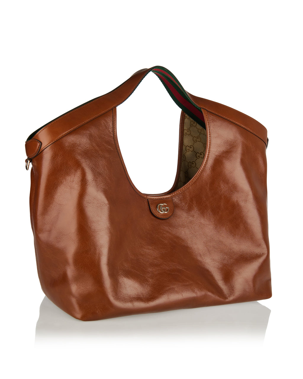Giglio Large Leather Tote Bag Gucci оригінал – Купити в Україні – вид ззаду