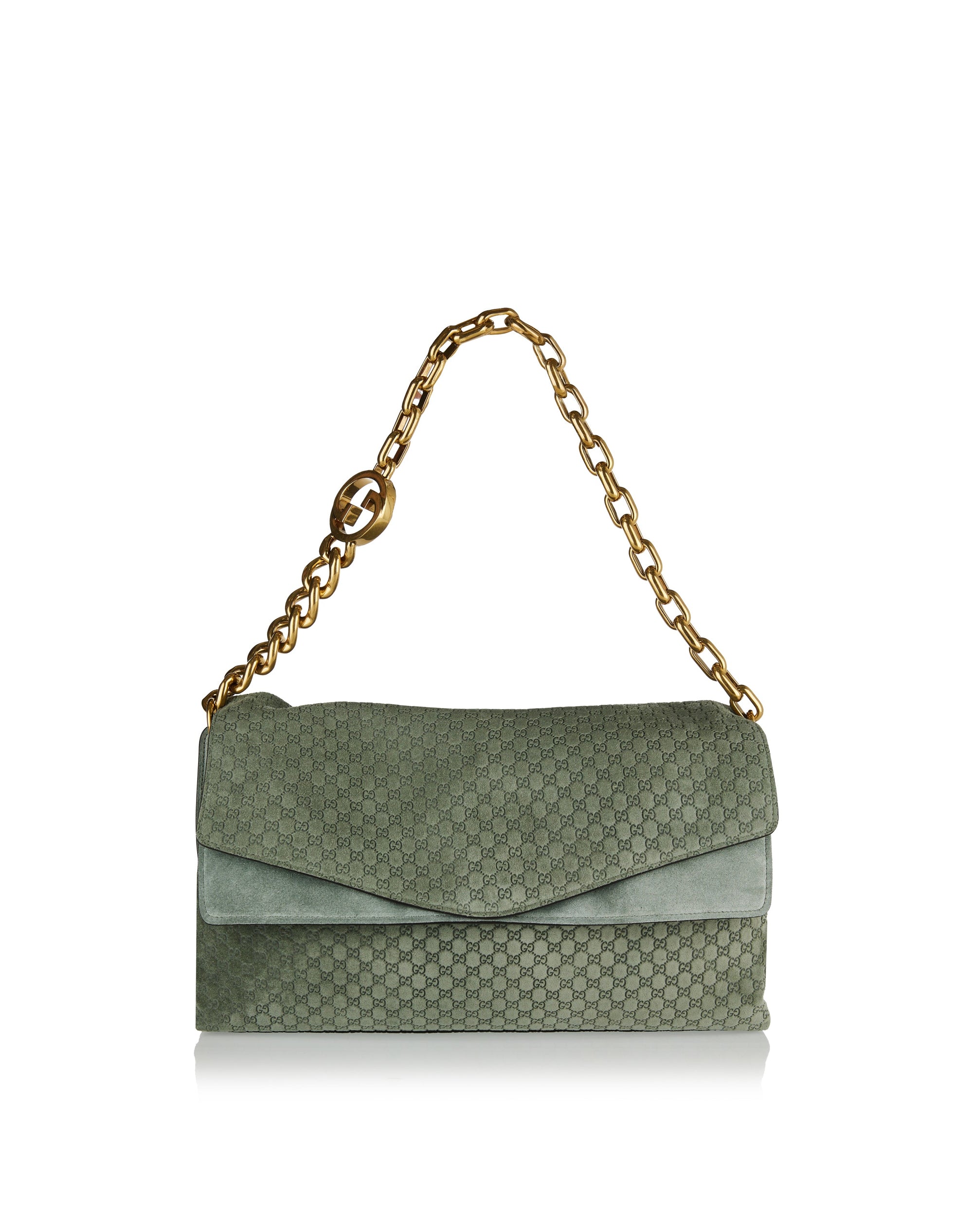 Large Chain Shoulder Bag Gucci – Гарантія оригінальності – боковий вид