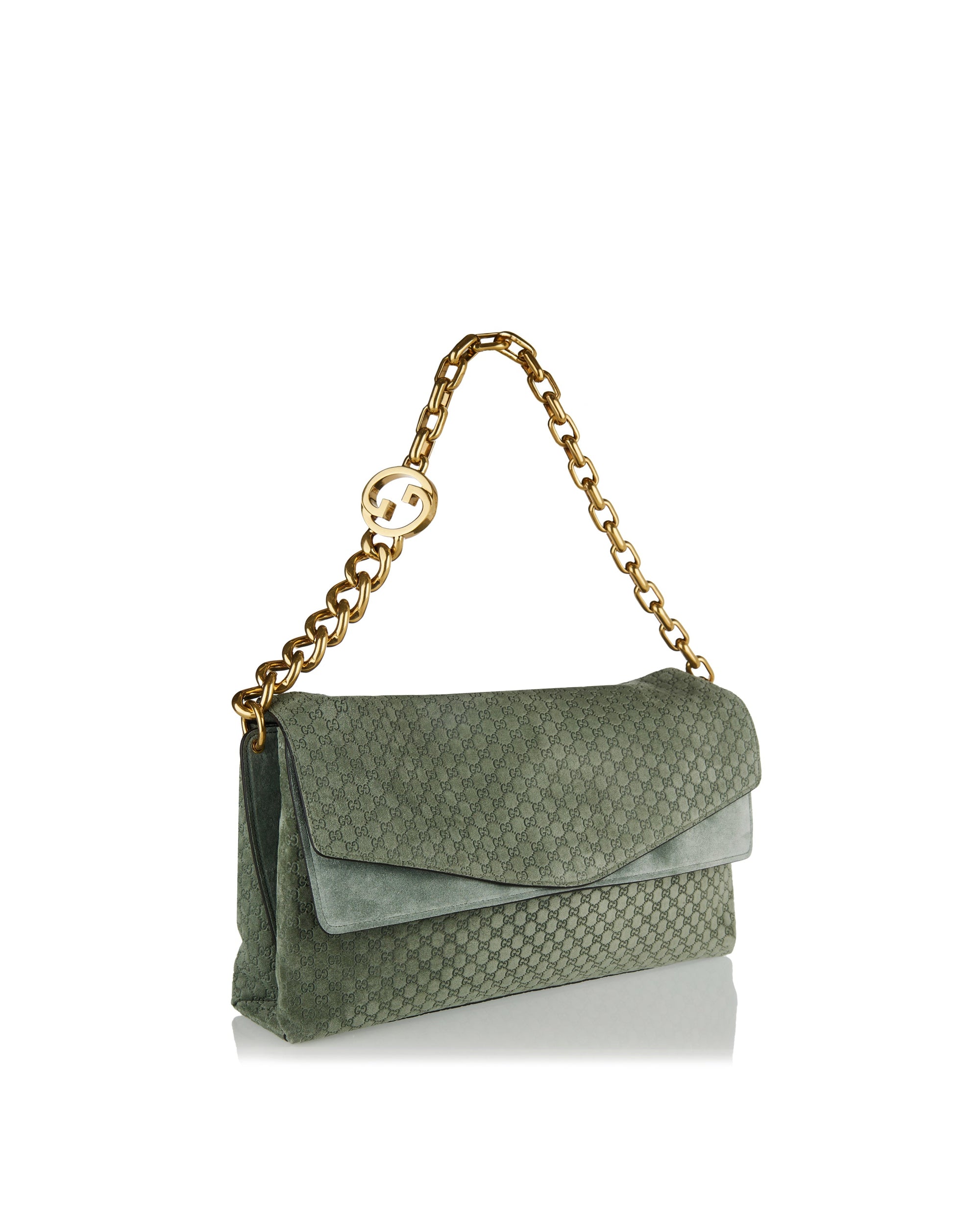 Large Chain Shoulder Bag Gucci – Гарантія оригінальності – вид ззаду