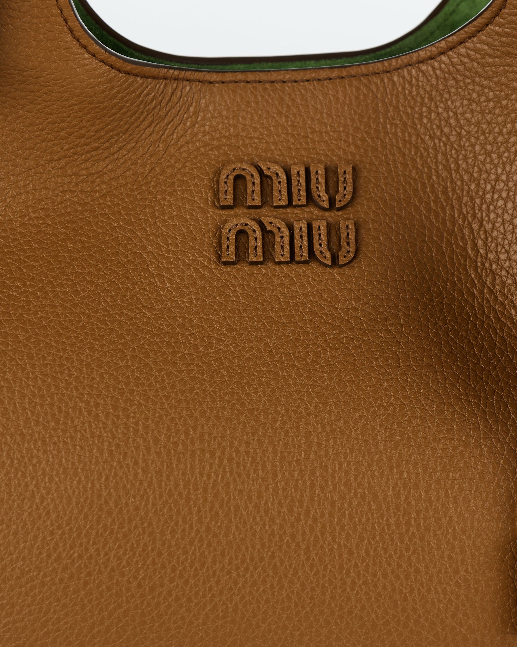 Hammered Leather Handbag Miu miu оригінал – Купити в Україні – збільшений вид