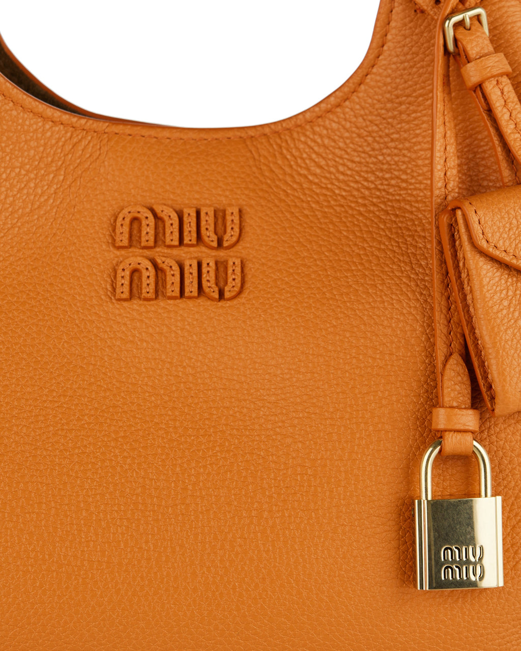 Hammered Leather Handbag Miu miu оригінал – Купити в Україні – збільшений вид