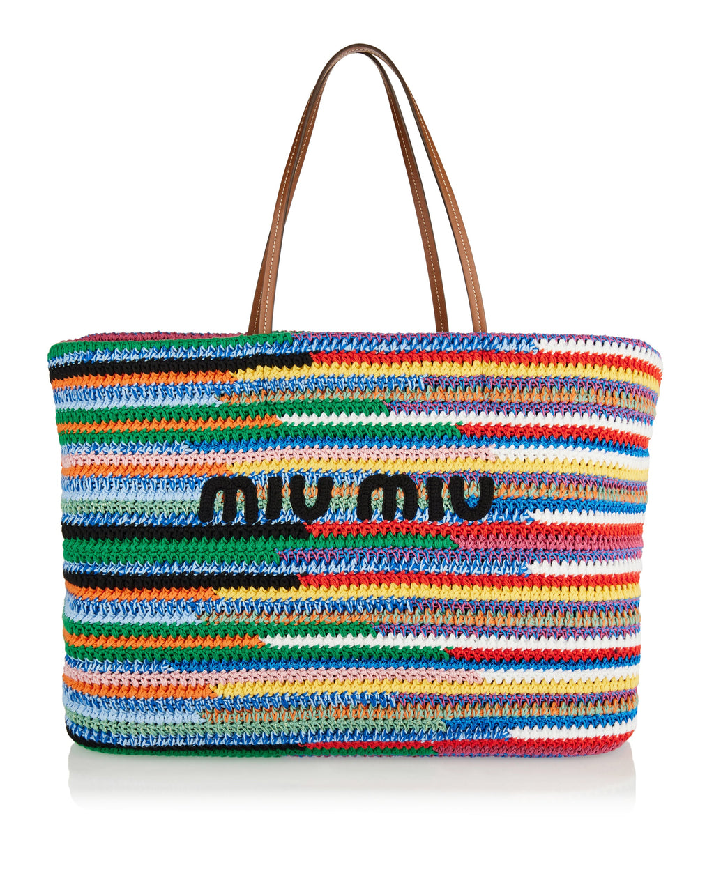 Crochet Large Tote Miu miu оригінал – Купити в Україні – боковий вид