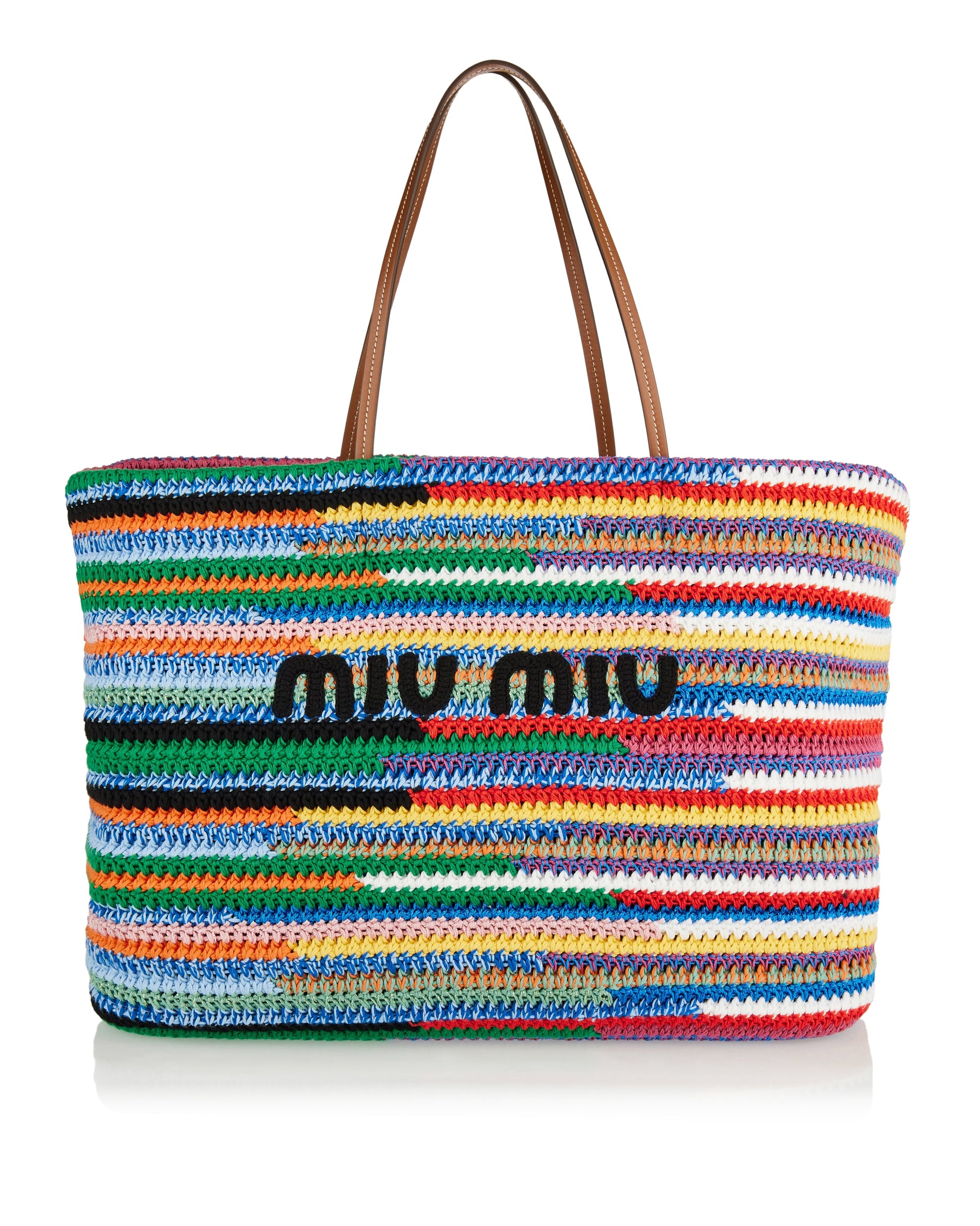 Crochet Large Tote Miu miu оригінал – Купити в Україні – боковий вид