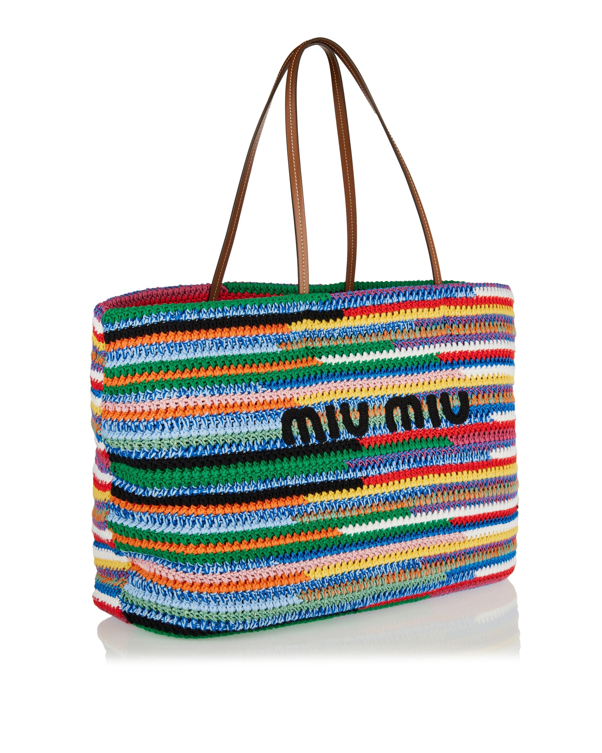 Crochet Large Tote Miu miu оригінал – Купити в Україні – вид ззаду