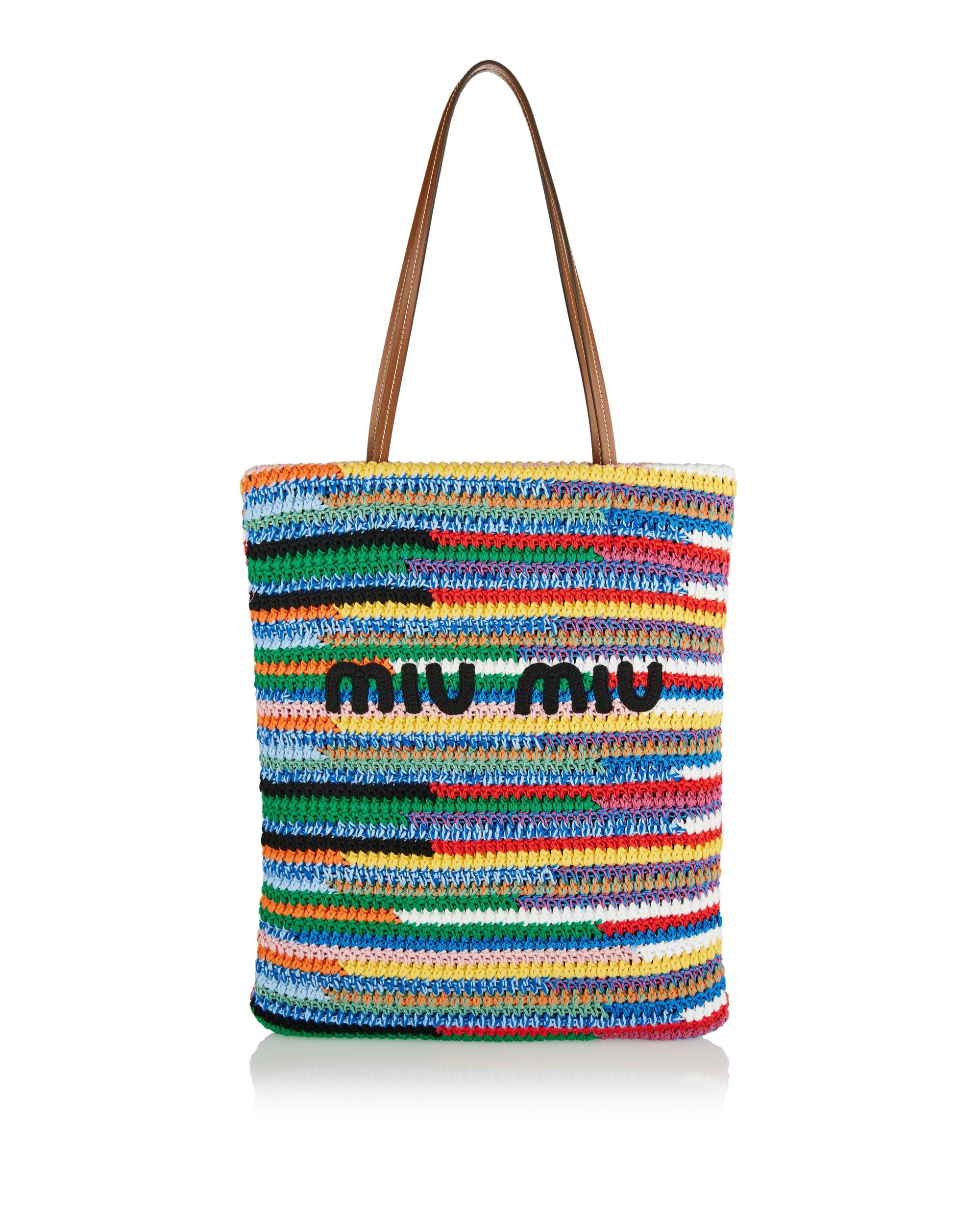 Crochet Tote Bag Miu miu оригінал – Купити в Україні – боковий вид