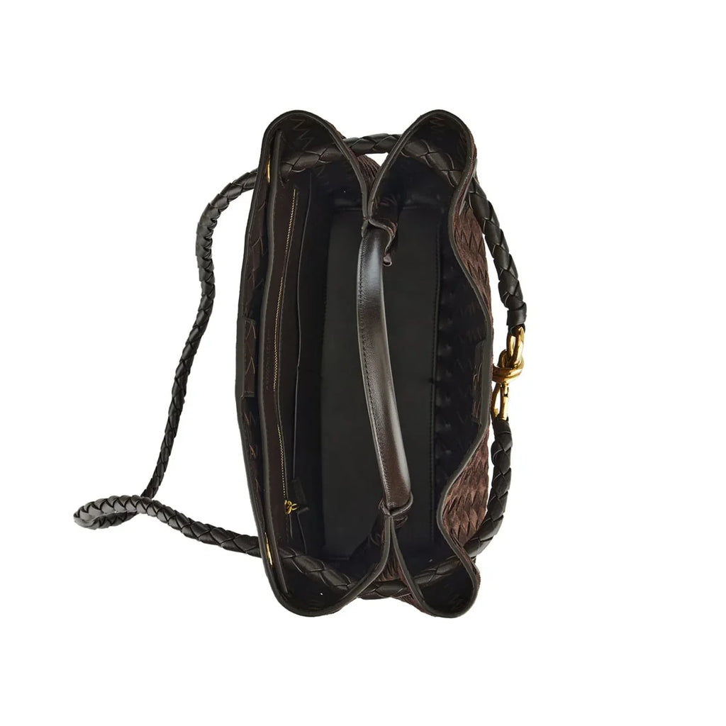 Оригінальна Andiamo Intrecciato Leather Tote Bag Bottega veneta – збільшений вид