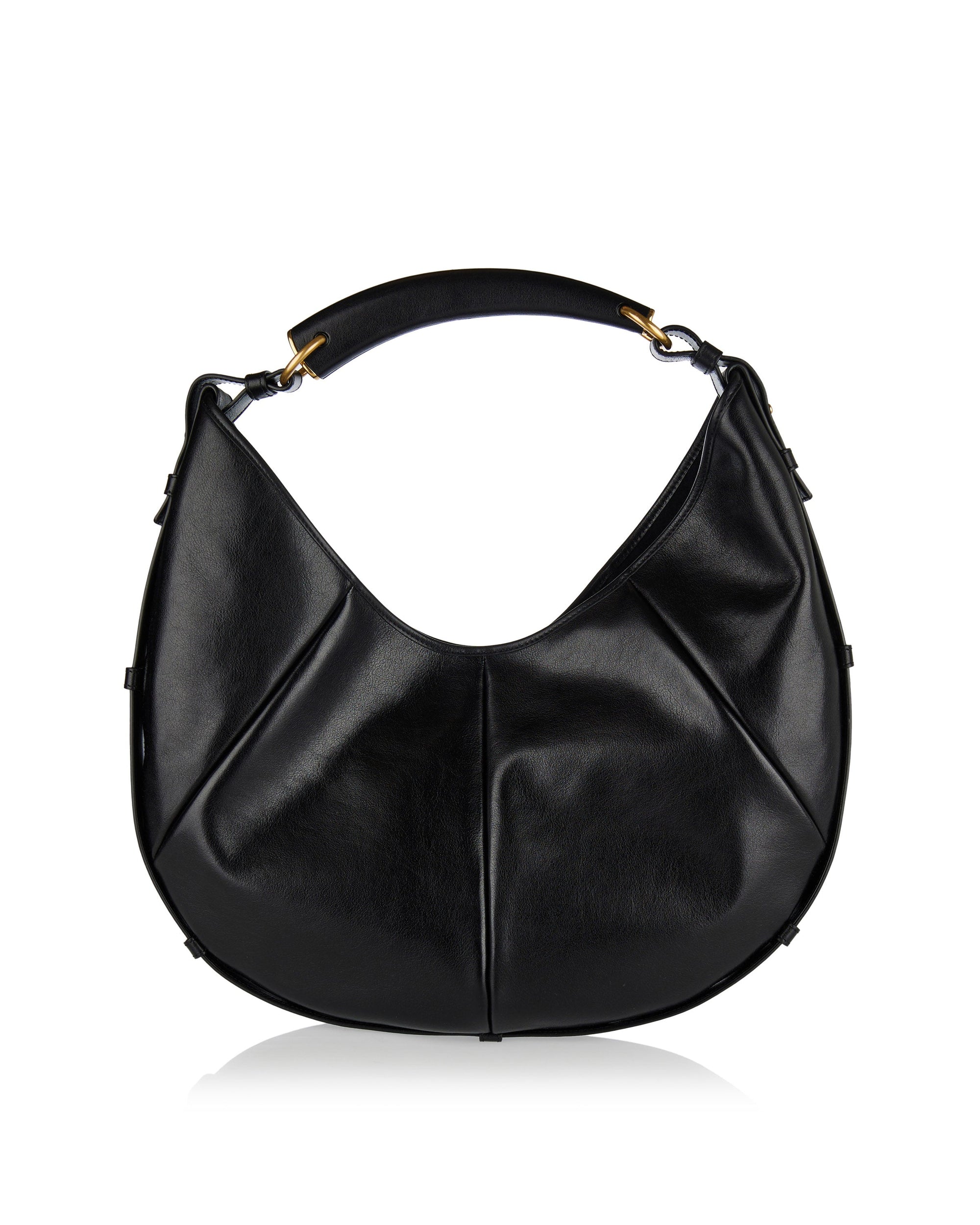 Оригінальна Mombasa Medium Leather Shoulder Bag Saint laurent – боковий вид