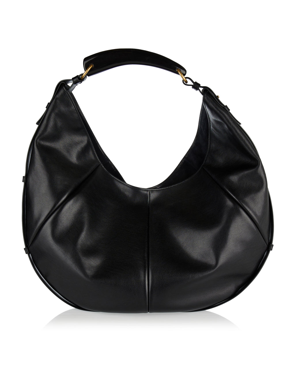Mombasa Large Leather Shoulder Bag Saint laurent оригінал – Купити в Україні – боковий вид