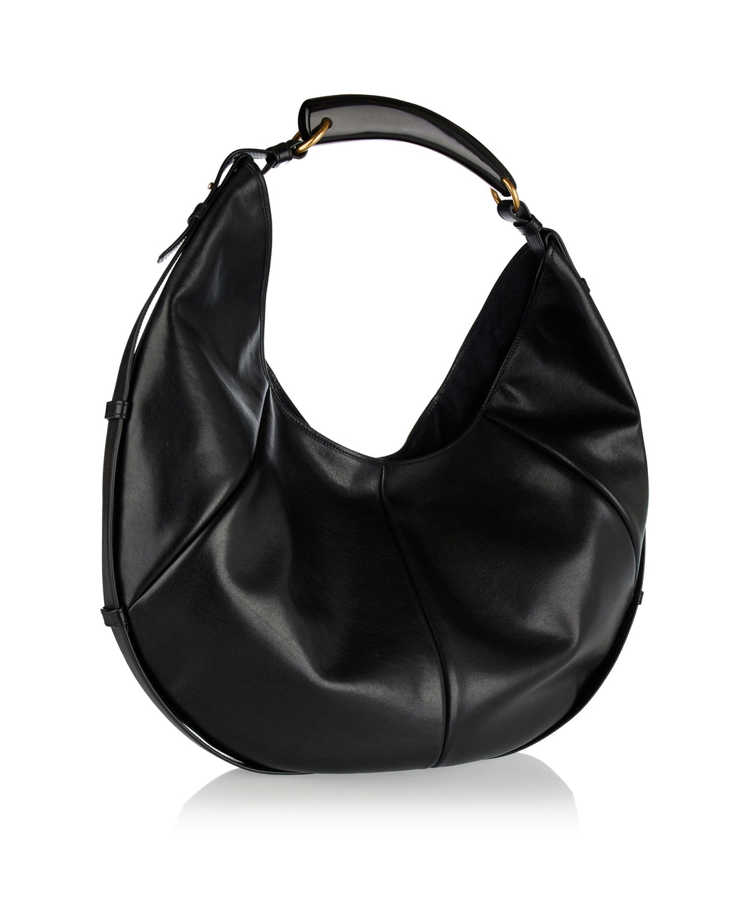 Mombasa Large Leather Shoulder Bag Saint laurent оригінал – Купити в Україні – вид ззаду