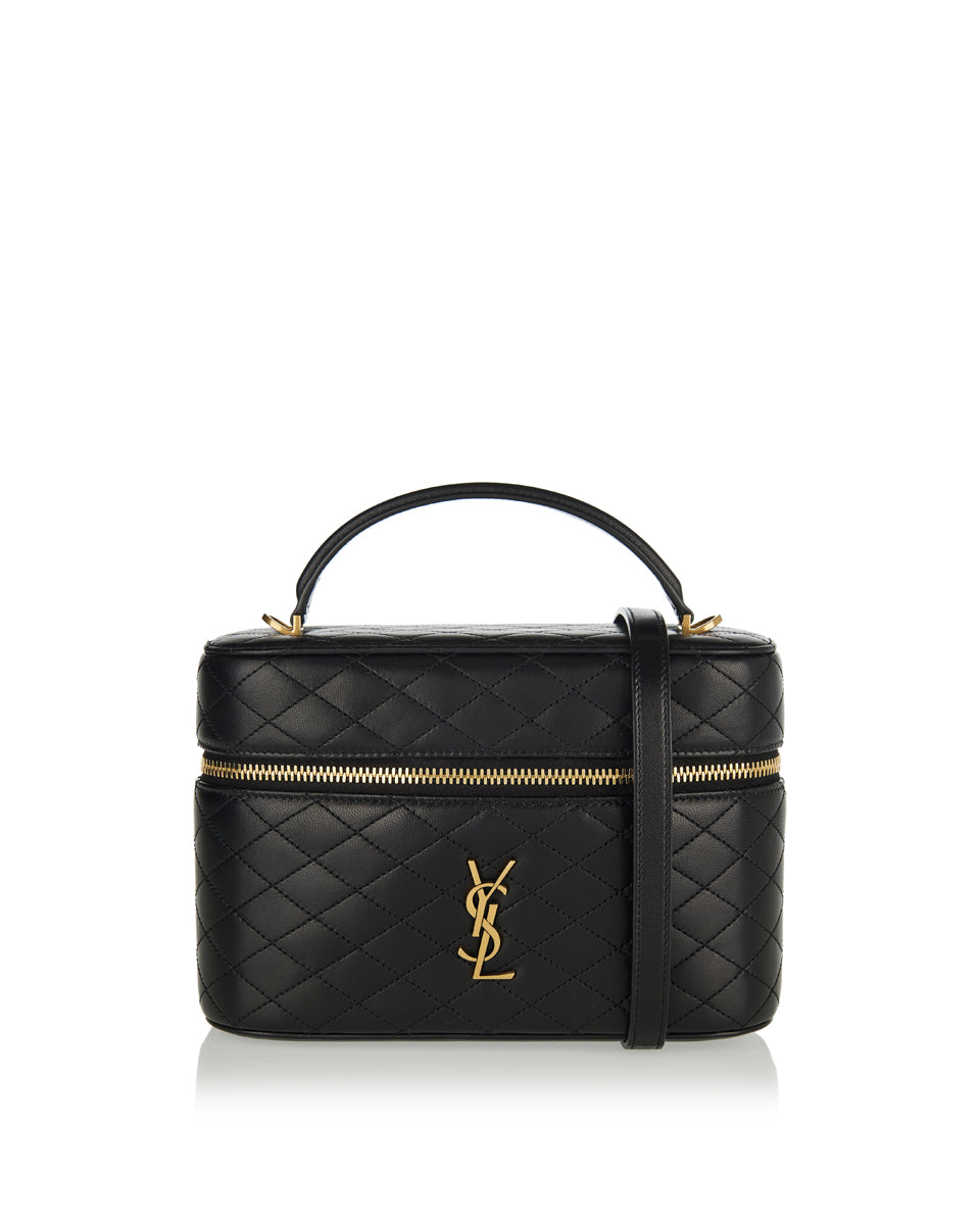 Оригінальна Gaby Large Vanity Leather Bag Saint laurent – боковий вид
