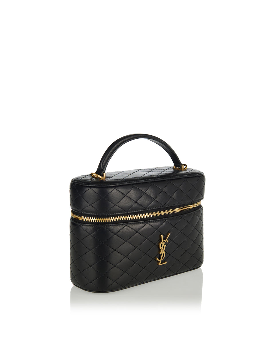 Оригінальна Gaby Large Vanity Leather Bag Saint laurent – вид ззаду