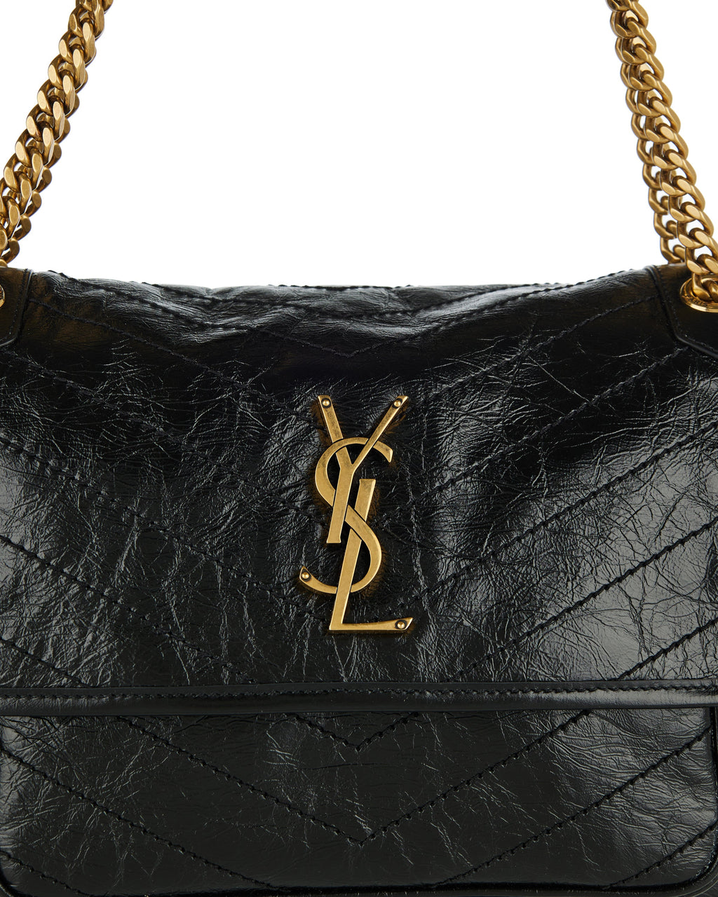 Niki Medium Leather Shoulder Bag Saint laurent оригінал – Купити в Україні – збільшений вид