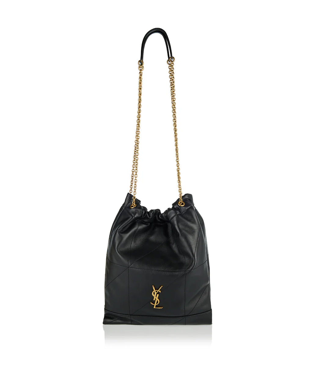 Jamie Quilted Leather Shoulder Bag Saint laurent – Гарантія оригінальності – боковий вид
