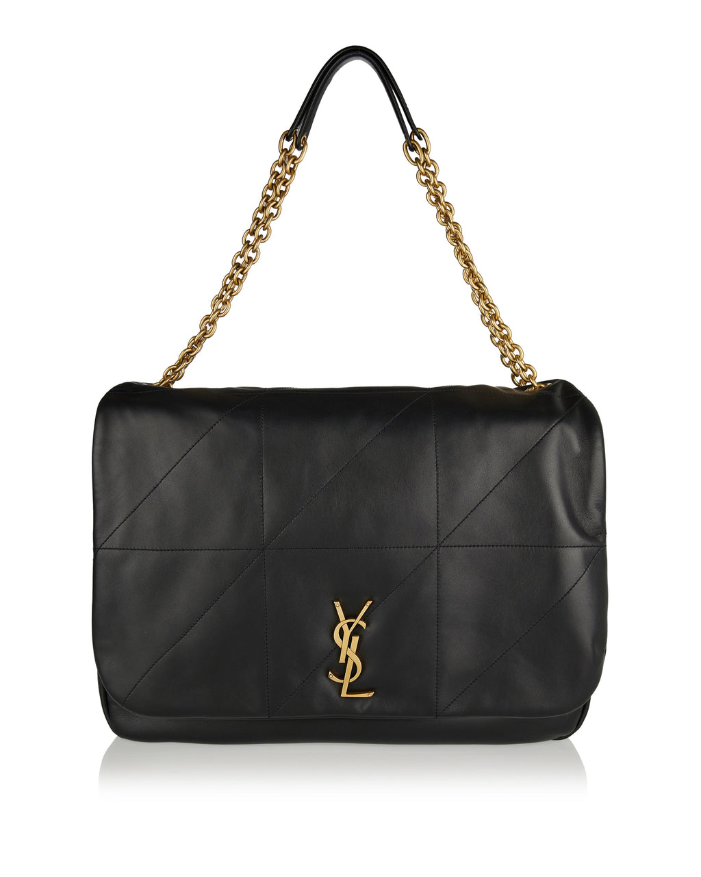 Jamie 4.3 Quilted Large Leather Shoulder Bag Saint laurent – Гарантія оригінальності – боковий вид