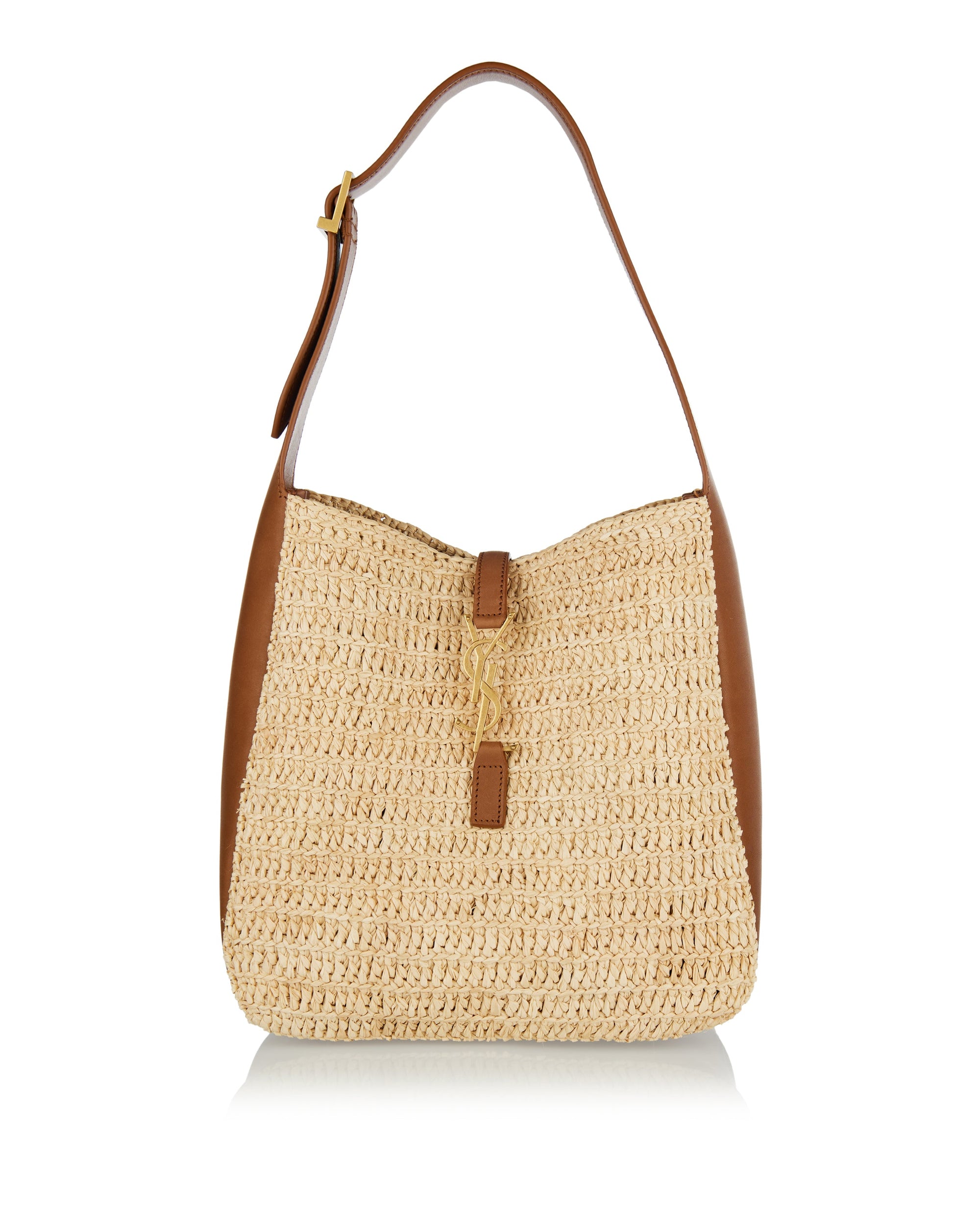 Le 5 À 7 Supple Small Raffia Shoulder Bag Saint laurent оригінал – Купити в Україні – боковий вид