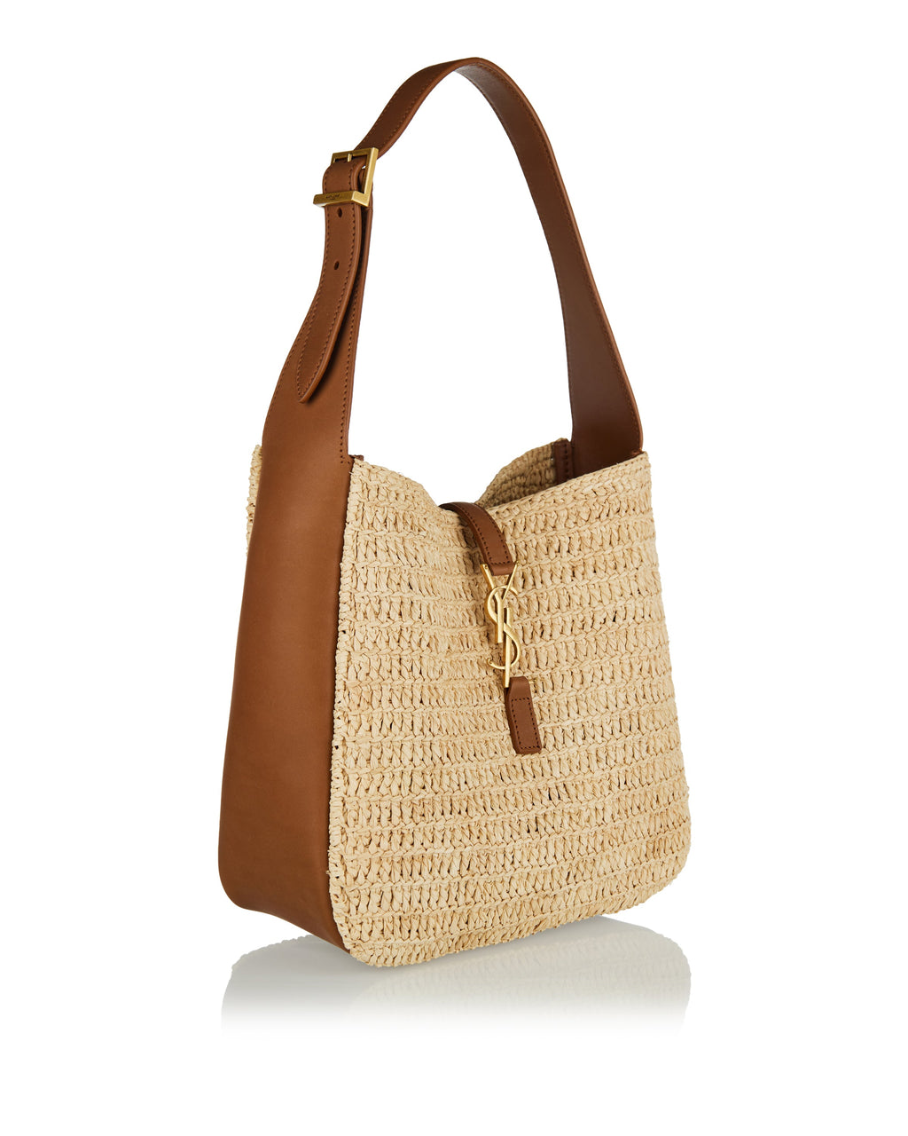 Le 5 À 7 Supple Small Raffia Shoulder Bag Saint laurent оригінал – Купити в Україні – вид ззаду