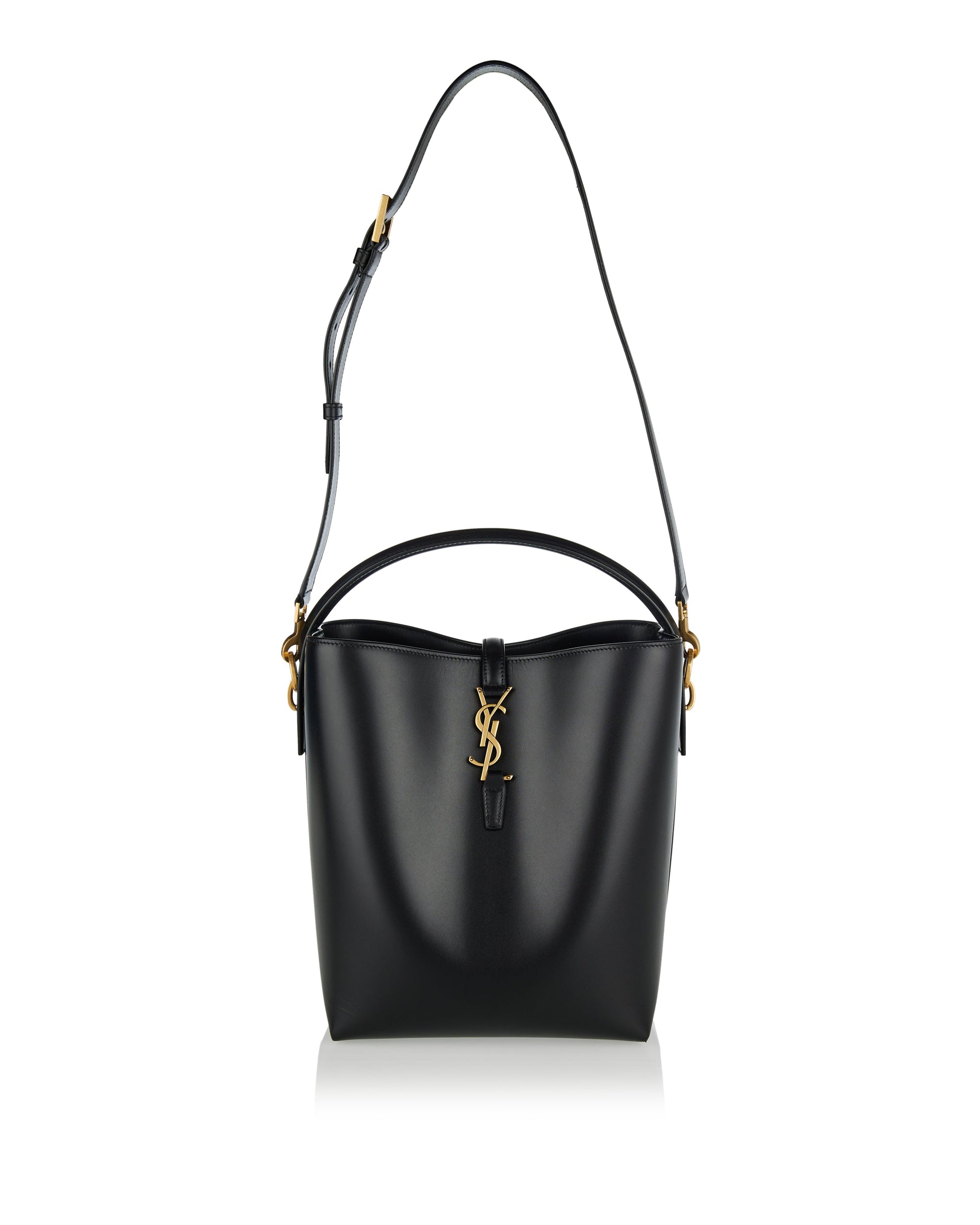 Оригінальна Le 37 Shiny Leather Bag Saint laurent – боковий вид