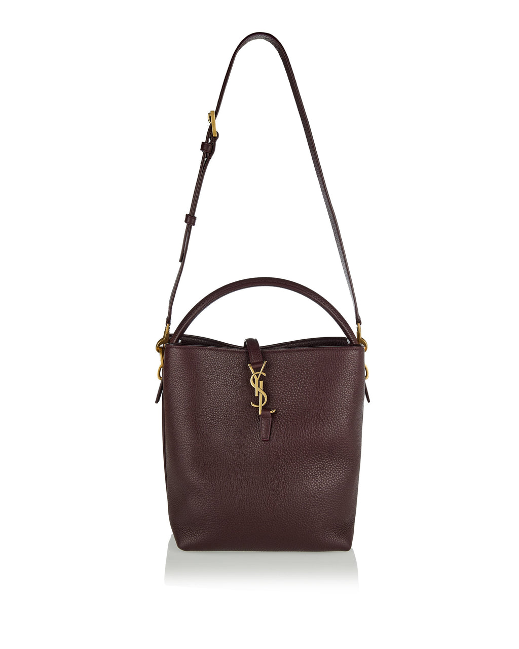 Оригінальна Le 37 Mini Leather Bucket Bag Saint laurent – боковий вид