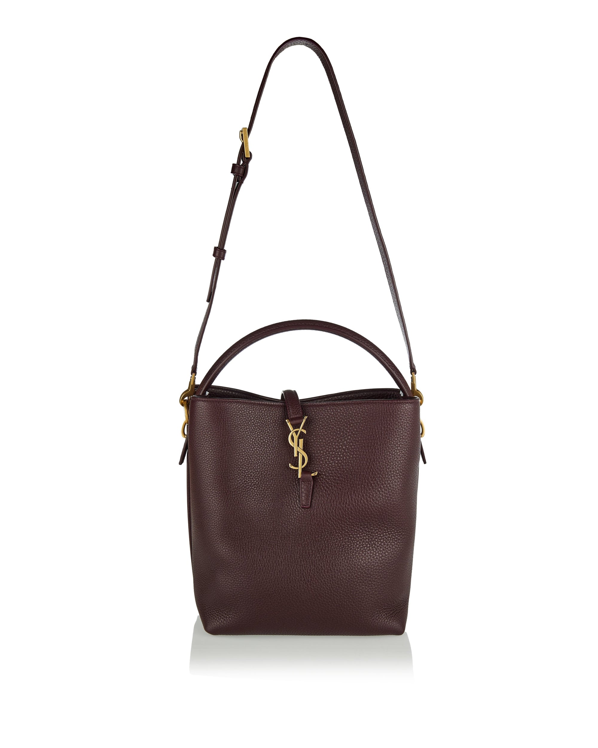 Оригінальна Le 37 Mini Leather Bucket Bag Saint laurent – боковий вид