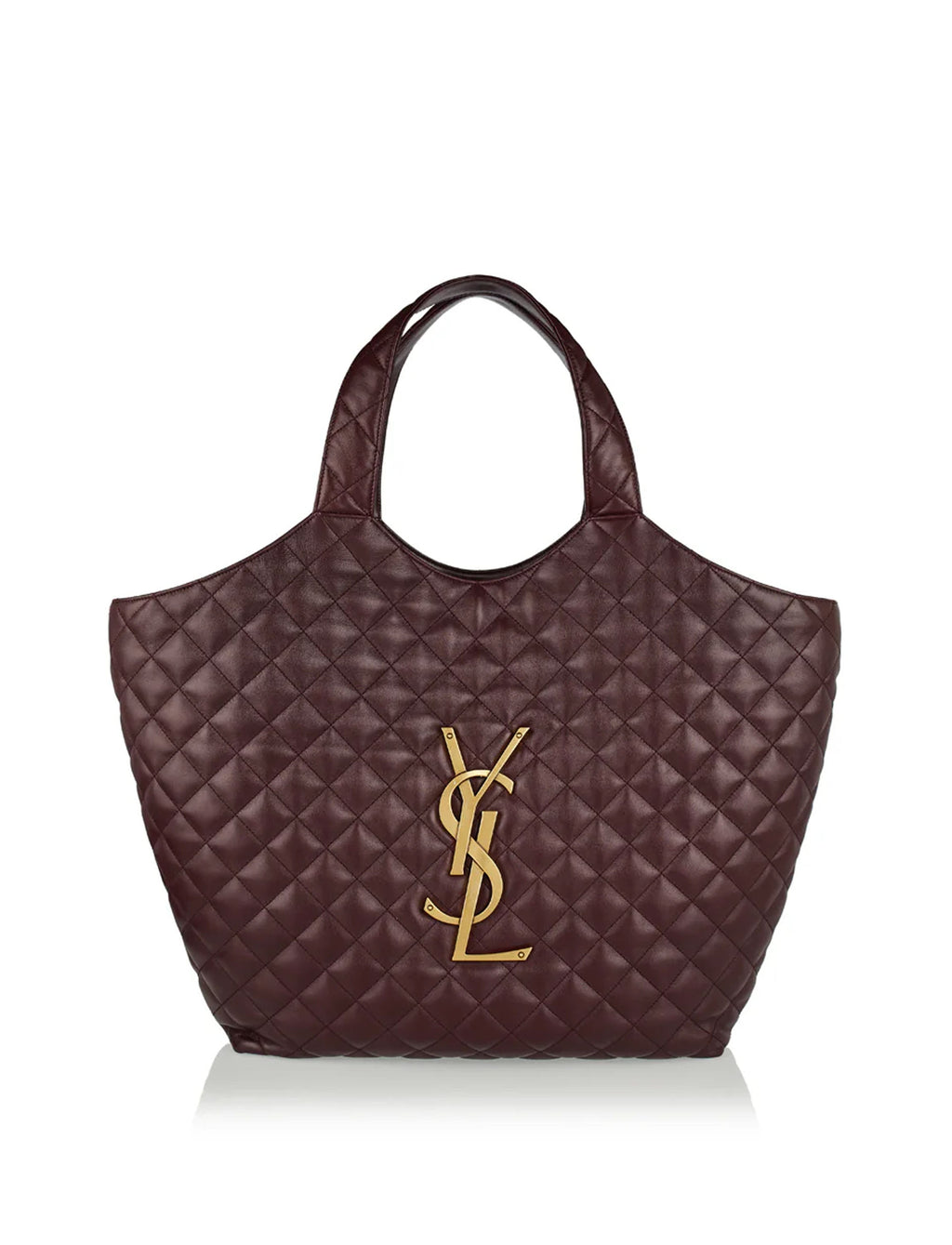 Icare Quilted Leather Tote Bag Saint laurent – Гарантія оригінальності – боковий вид
