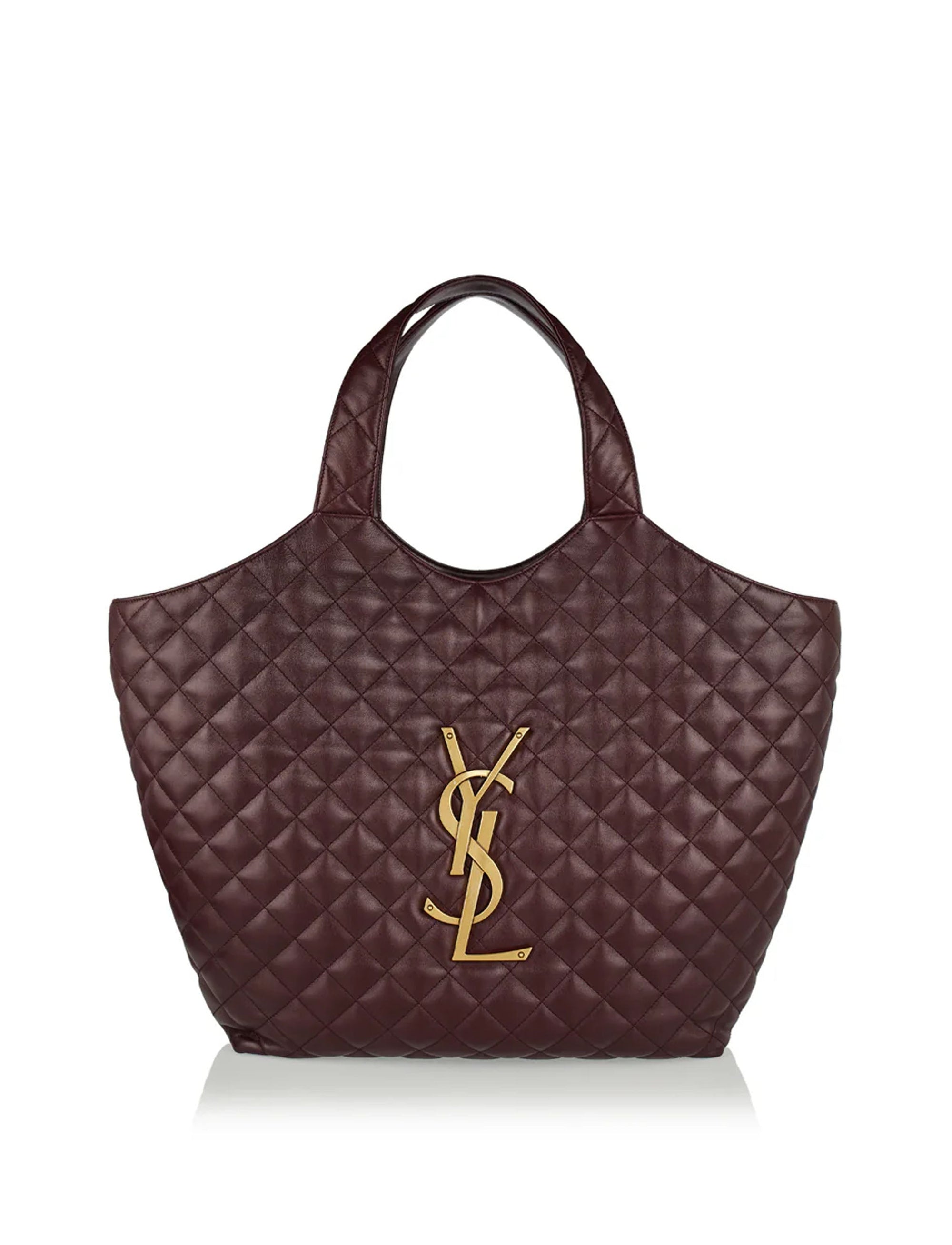 Icare Quilted Leather Tote Bag Saint laurent – Гарантія оригінальності – боковий вид