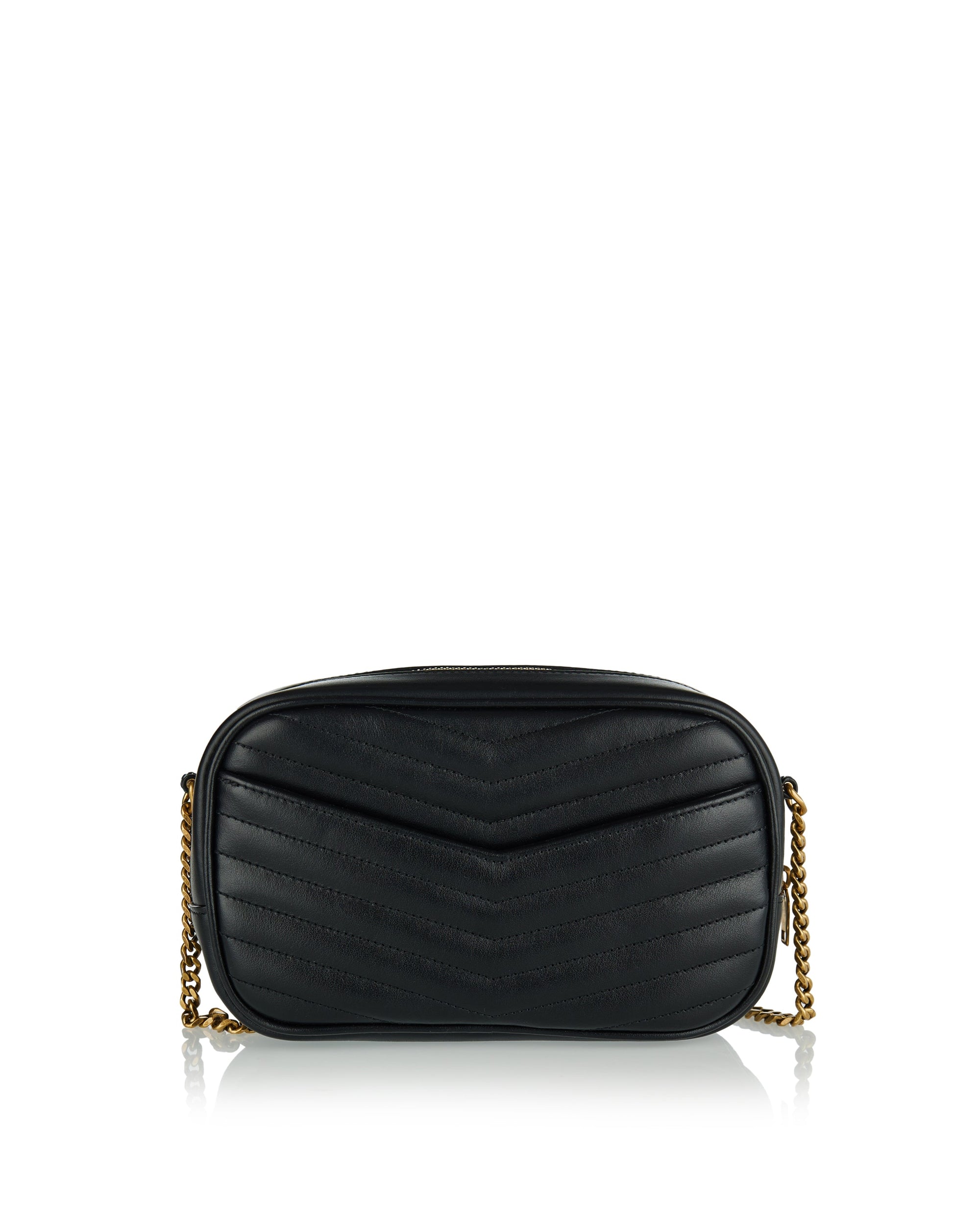Mini Lou Quilted Leather Bag Saint laurent – Гарантія оригінальності – детальний вид