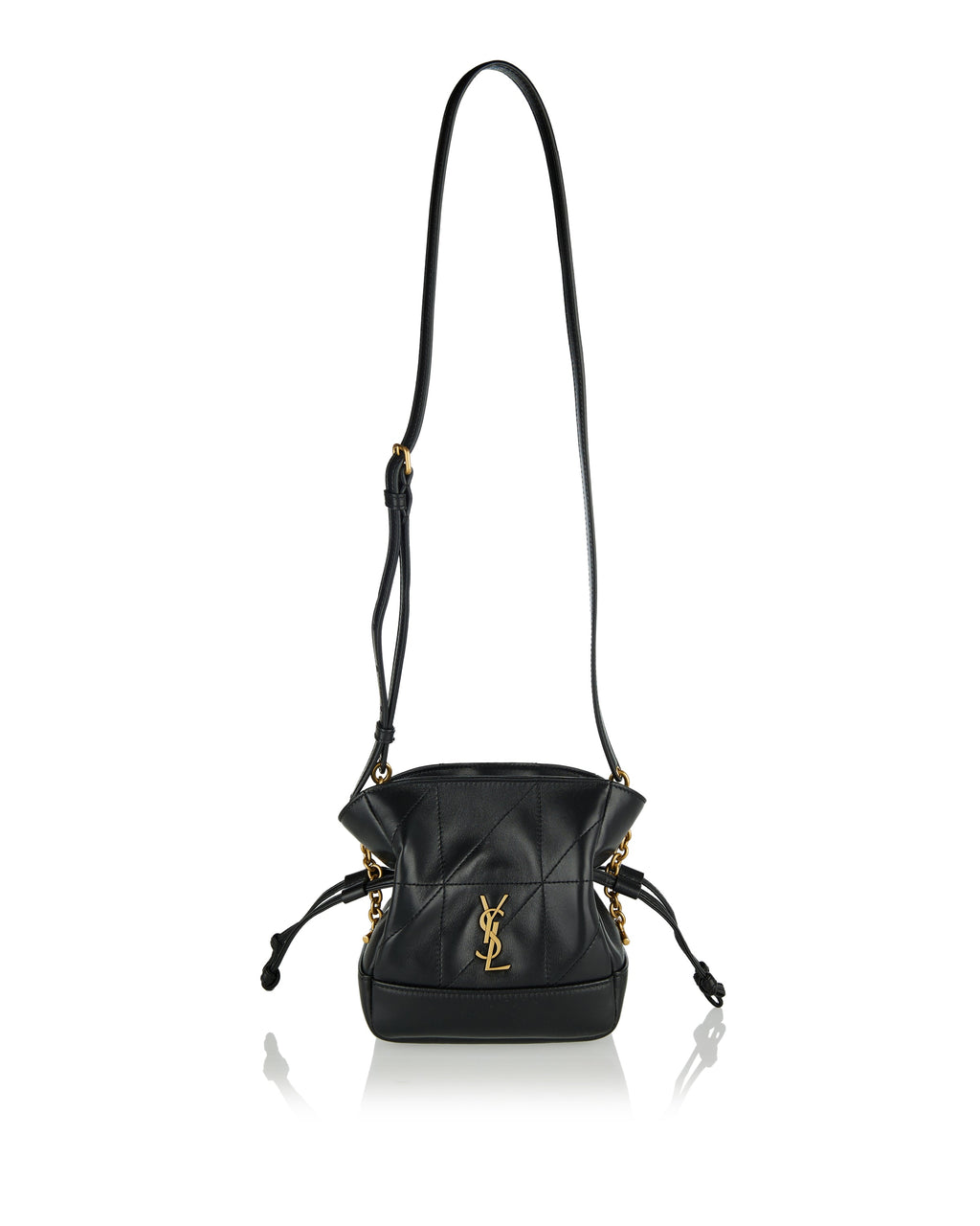 Оригінальна Jamie Mini Leather Shoulder Pouch Saint laurent – боковий вид