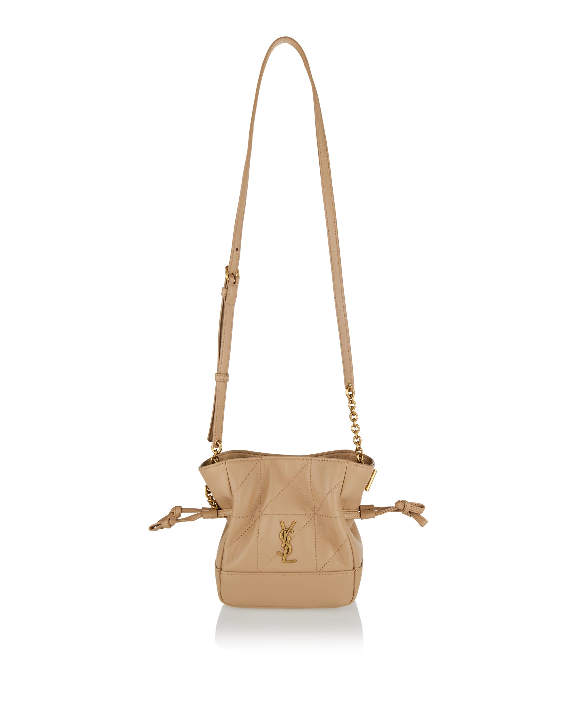 Jamie Mini Quilted Leather Shoulder Pouch Saint laurent оригінал – Купити в Україні – боковий вид