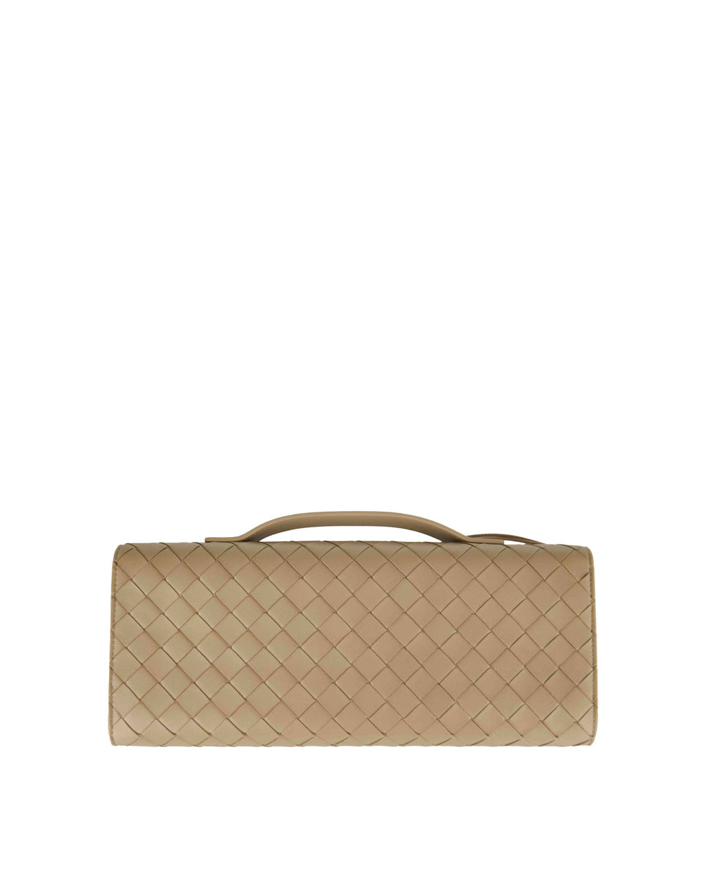 Andiamo Leather Clutch Bottega veneta – Гарантія оригінальності – вид ззаду