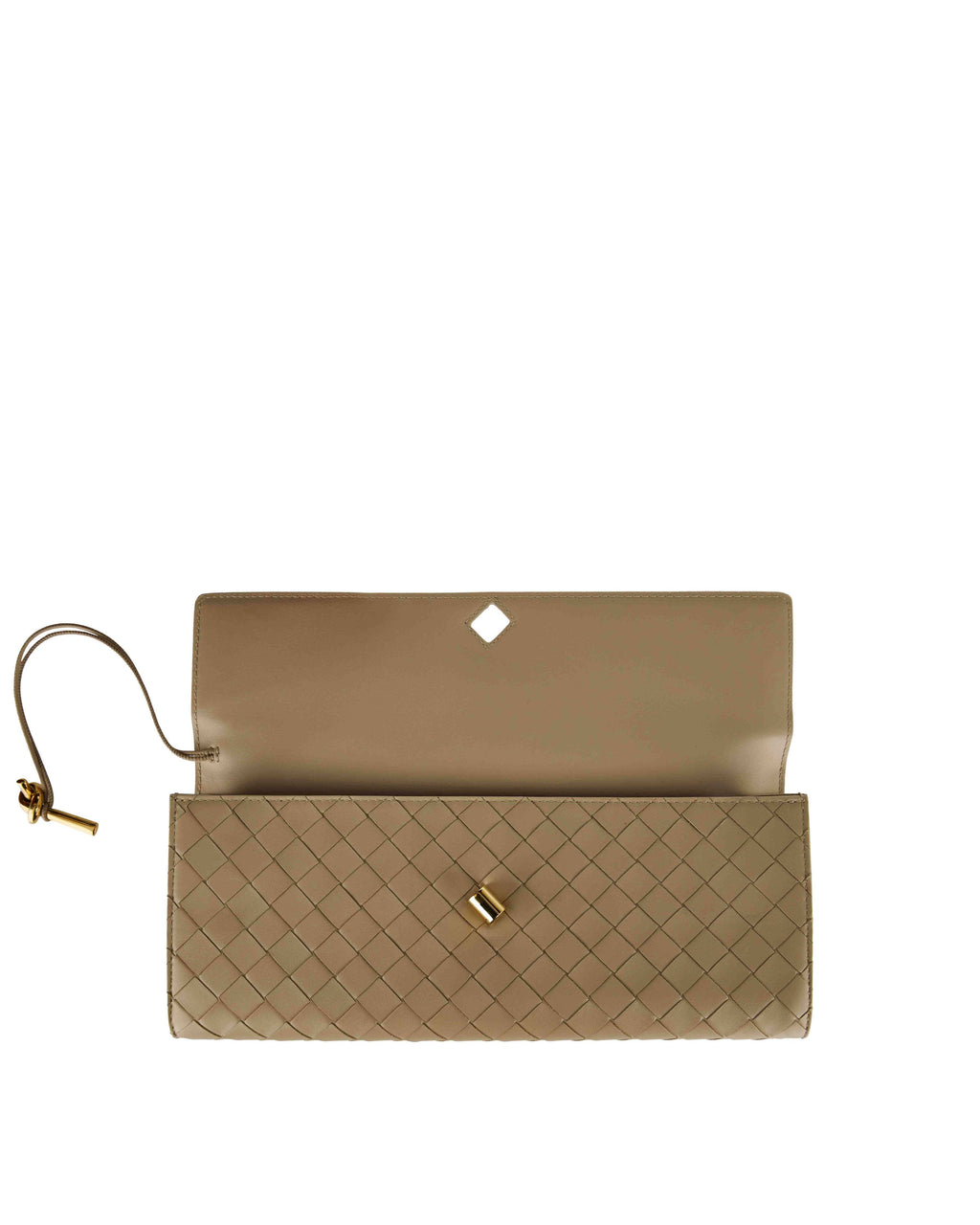 Andiamo Leather Clutch Bottega veneta – Гарантія оригінальності – збільшений вид