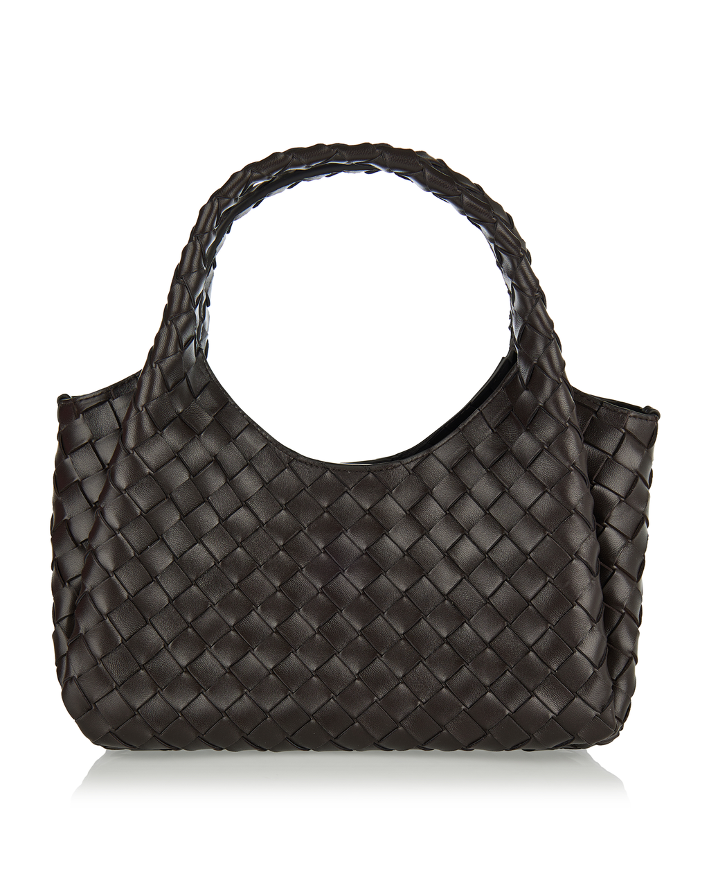 Small Campana Shoulder Bag Bottega veneta – Гарантія оригінальності – боковий вид