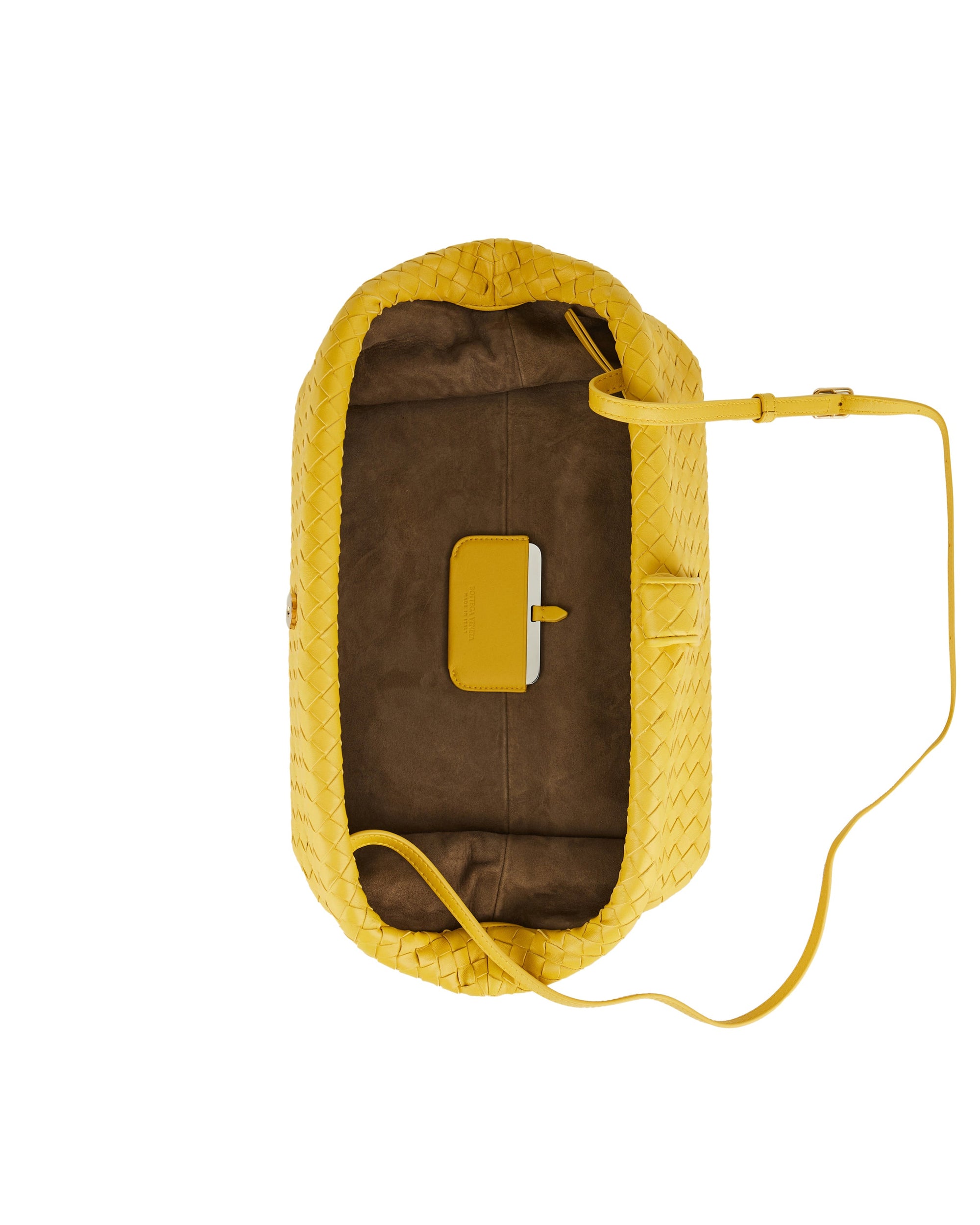 Lauren 1979 Intrecciato Leather Clutch Bottega veneta – Гарантія оригінальності – детальний вид