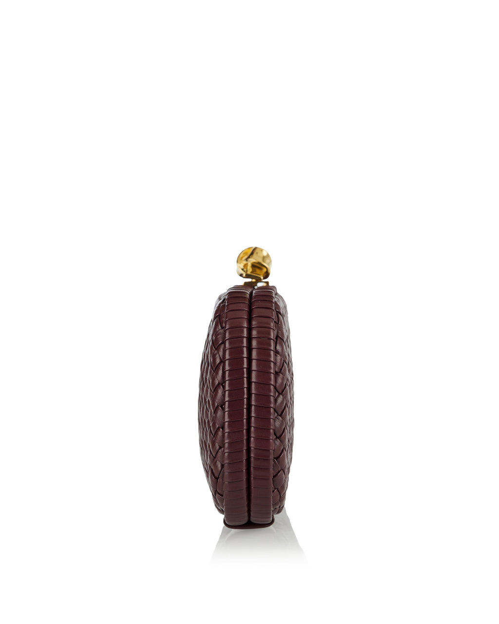 Оригінальна Soft Knot Leather Clutch Bottega veneta – вид ззаду