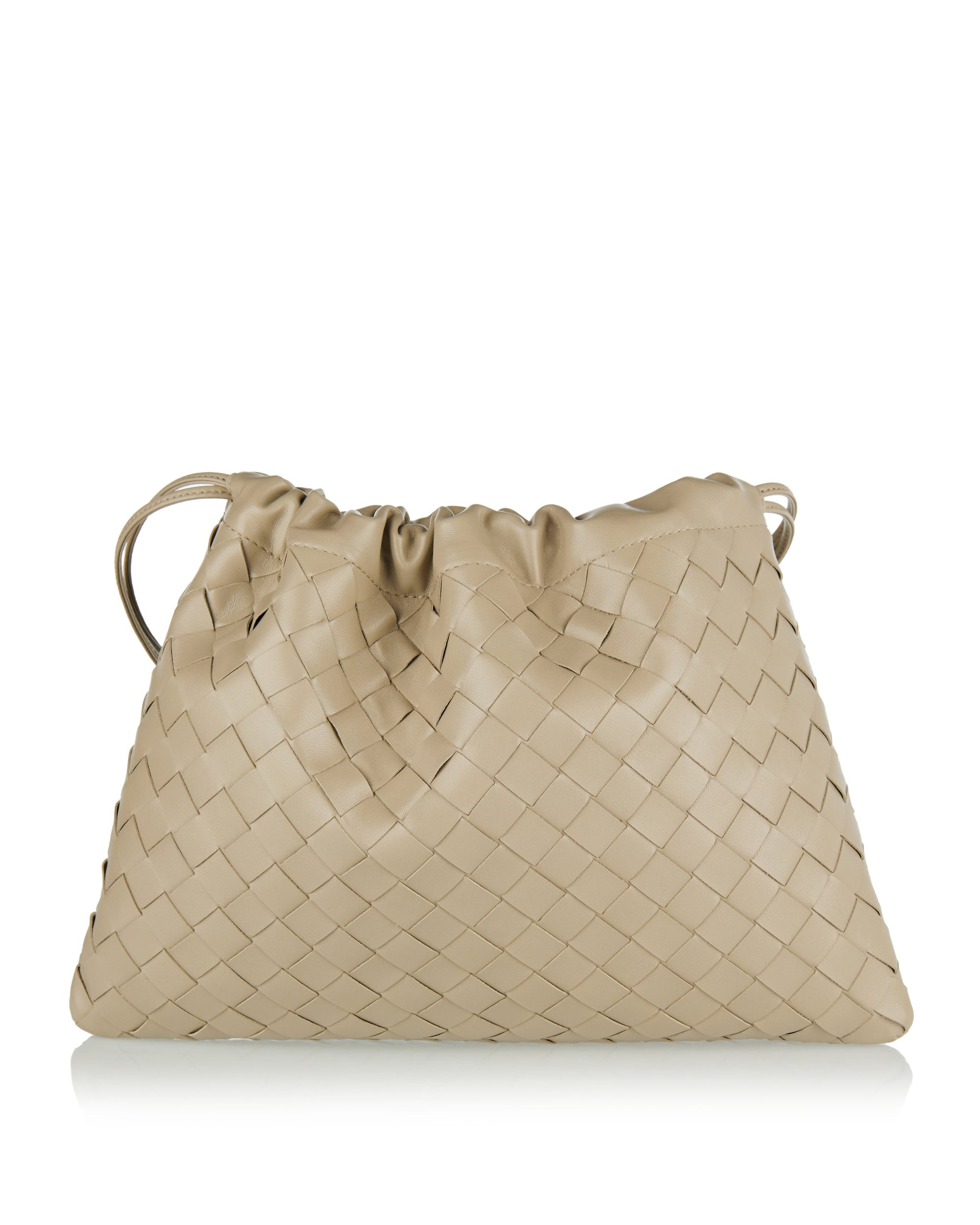 Оригінальна Dustbag Intrecciato Leather Pouch Bottega veneta – боковий вид