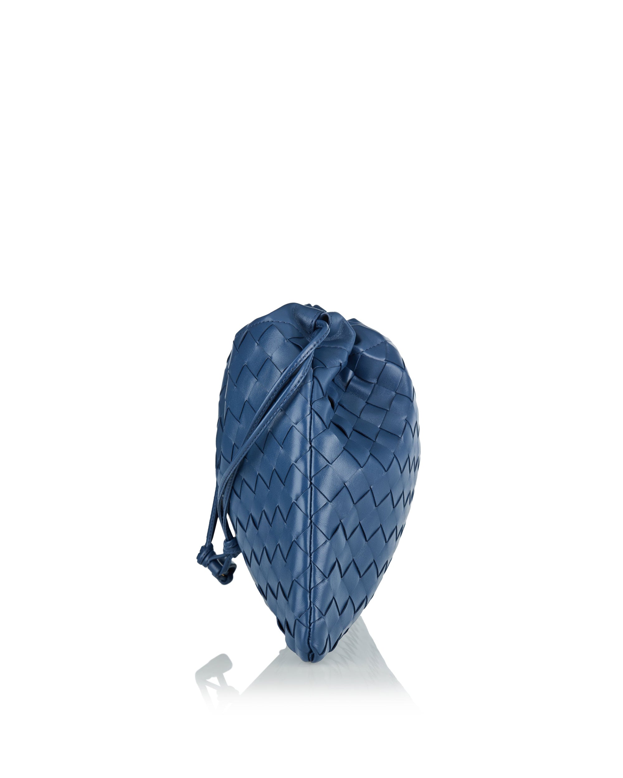 Оригінальна Dustbag Intrecciato Leather Pouch Bottega veneta – вид ззаду