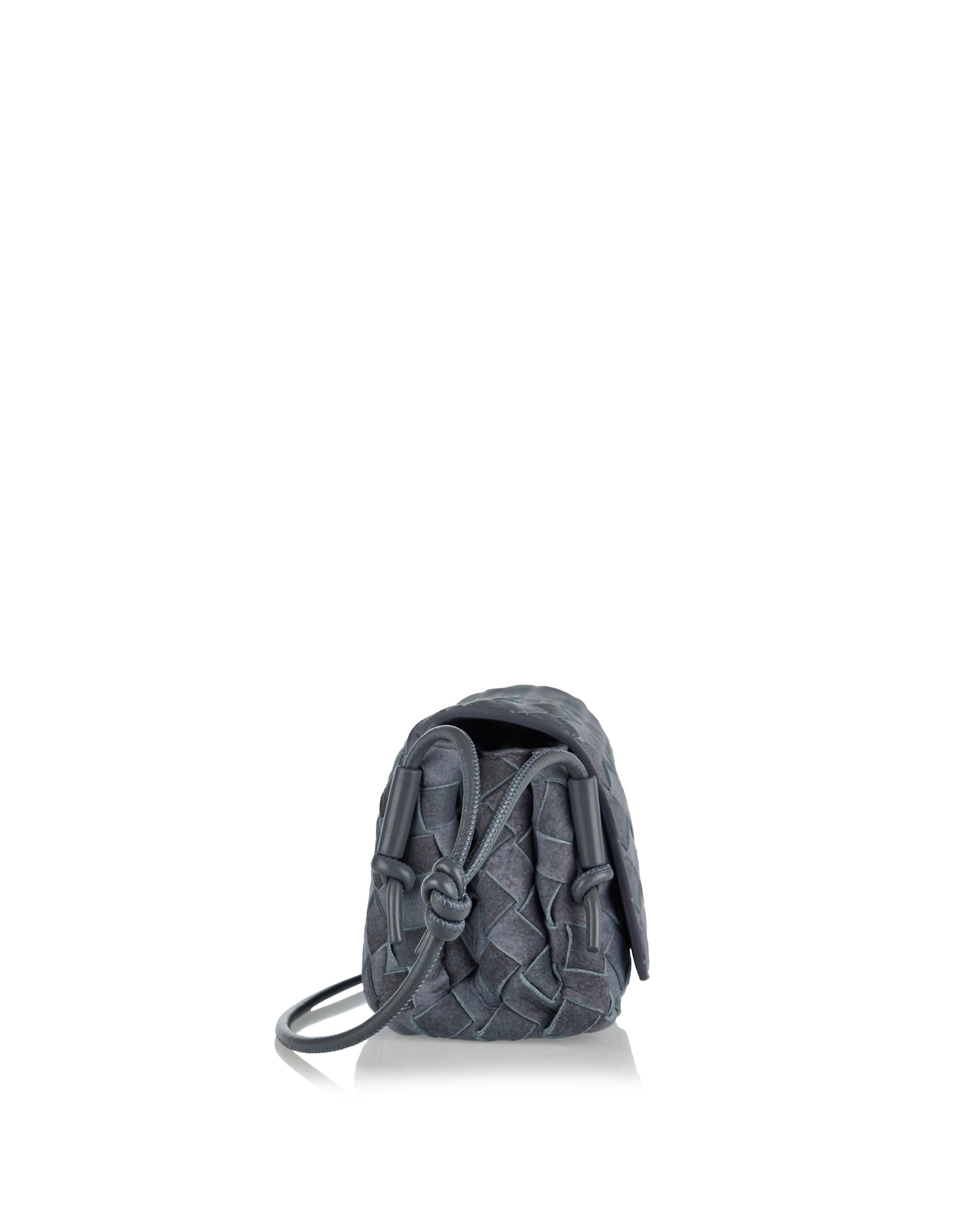 Оригінальна Notturno Intrecciato Suede Bag Bottega veneta – вид ззаду