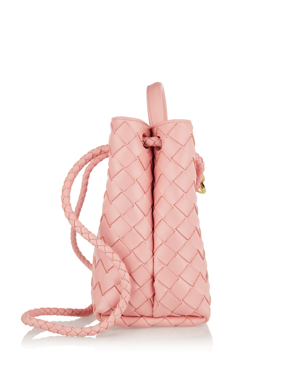 Andiamo Small Leather Tote Bag Bottega veneta оригінал – Купити в Україні – вид ззаду